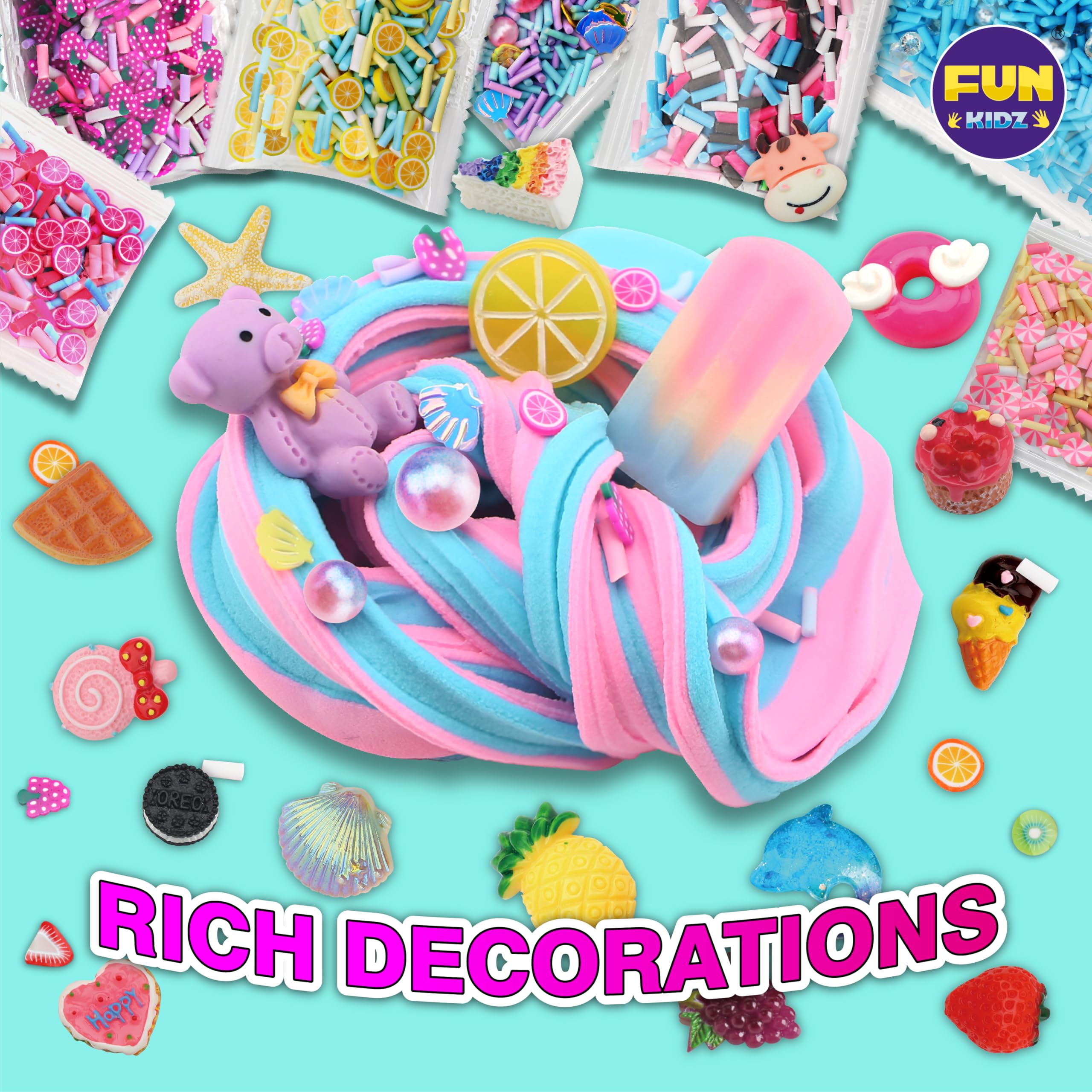 Foto 5 pulgar | Mantequilla Para Magdalenas Slime Kit Funkidz, 36 Paquetes De 140 Ml Para Niñas - Venta Internacional.