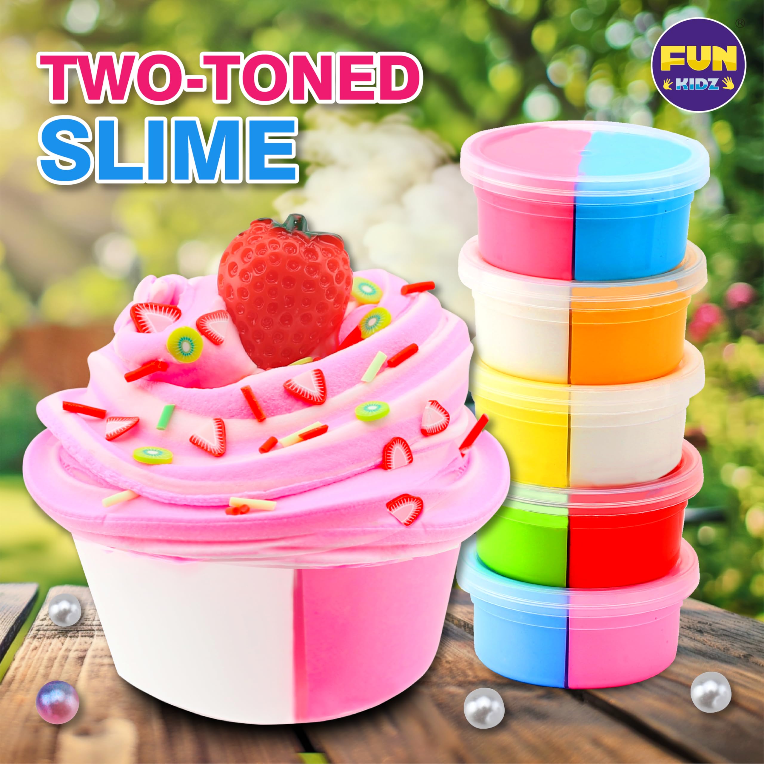 Foto 6 pulgar | Mantequilla Para Magdalenas Slime Kit Funkidz, 36 Paquetes De 140 Ml Para Niñas - Venta Internacional.