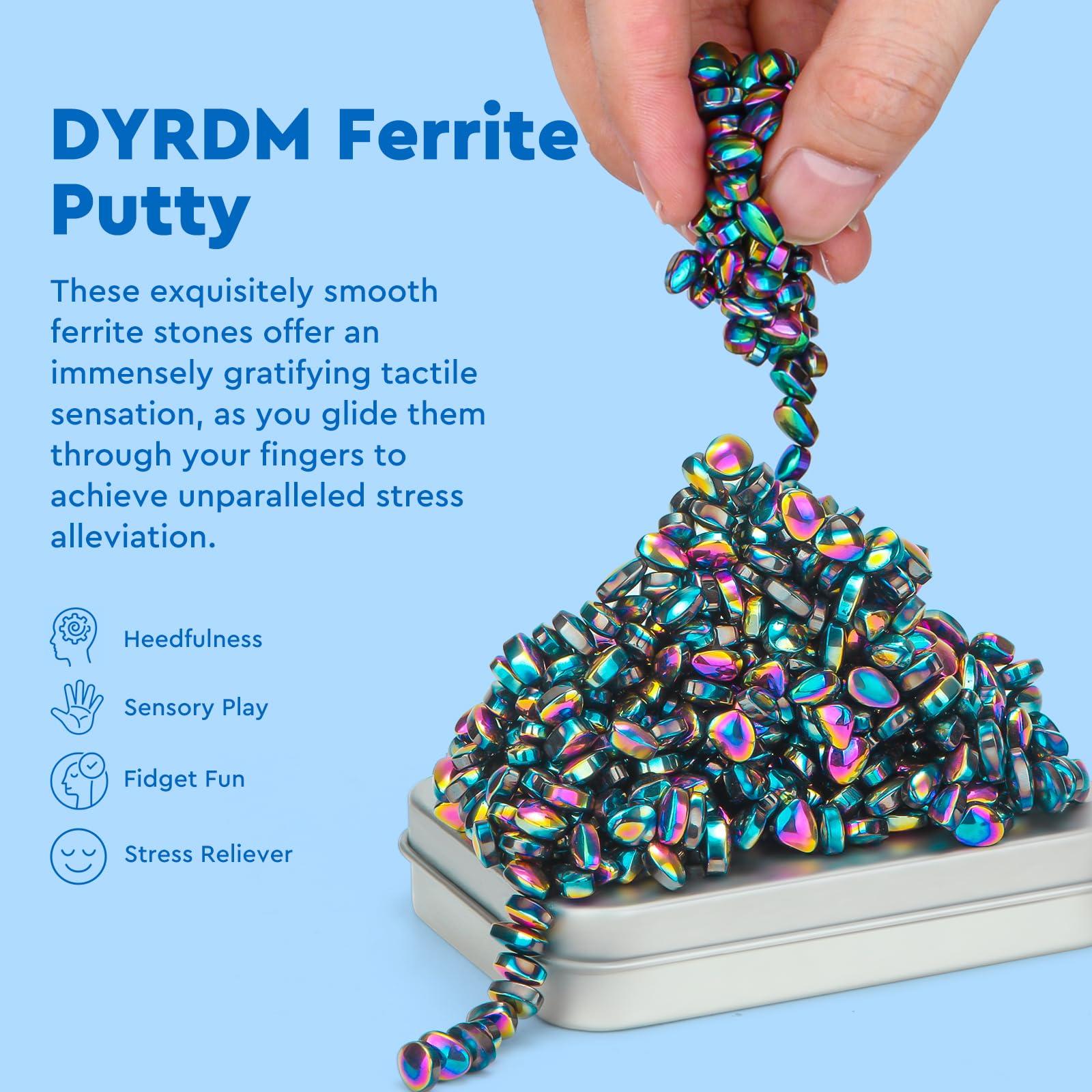 Foto 2 | Masilla De Ferrita Original Fidget Toy Dyrdm 300+ Para Aliviar El Estrés - Venta Internacional.