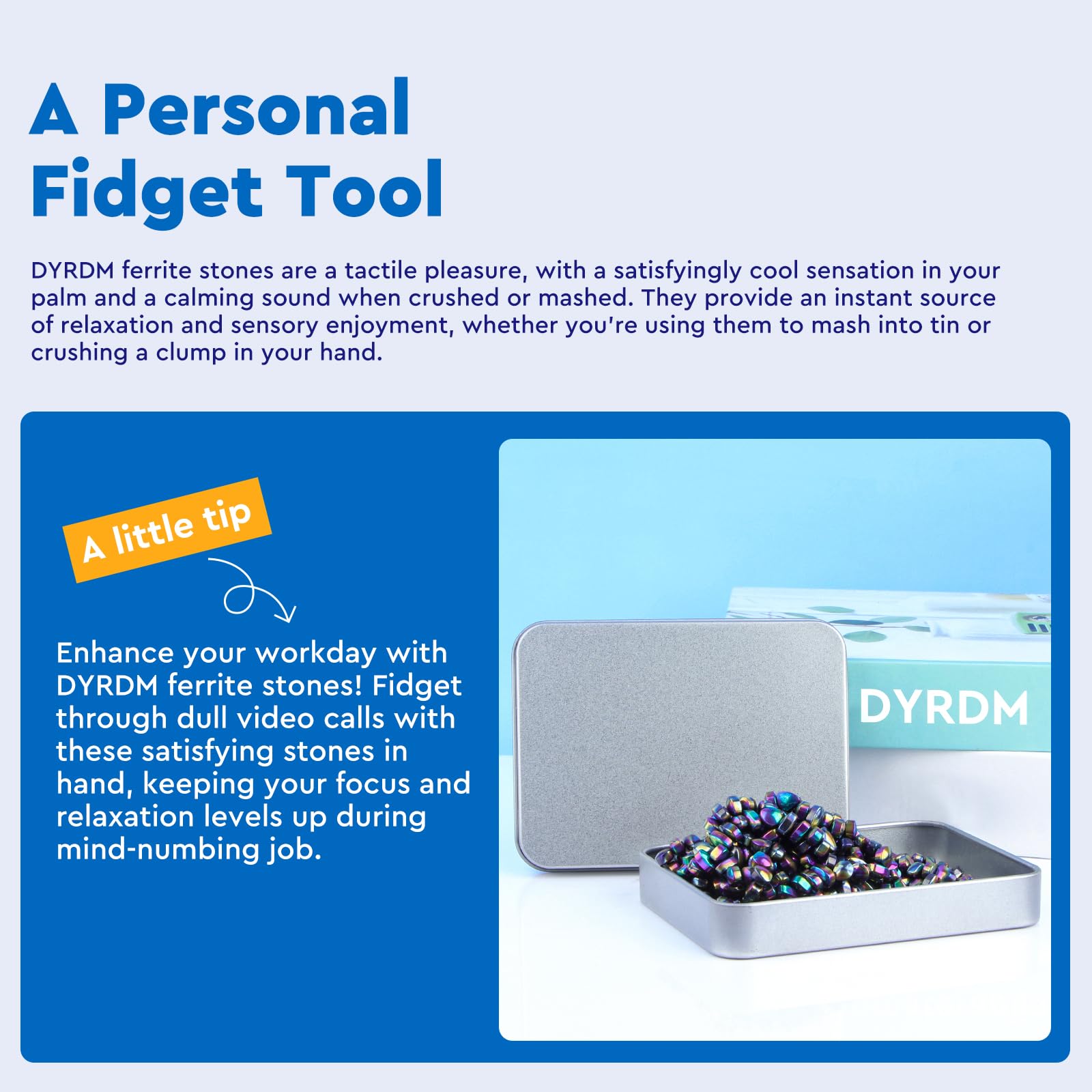 Foto 6 pulgar | Masilla De Ferrita Original Fidget Toy Dyrdm 300+ Para Aliviar El Estrés - Venta Internacional.