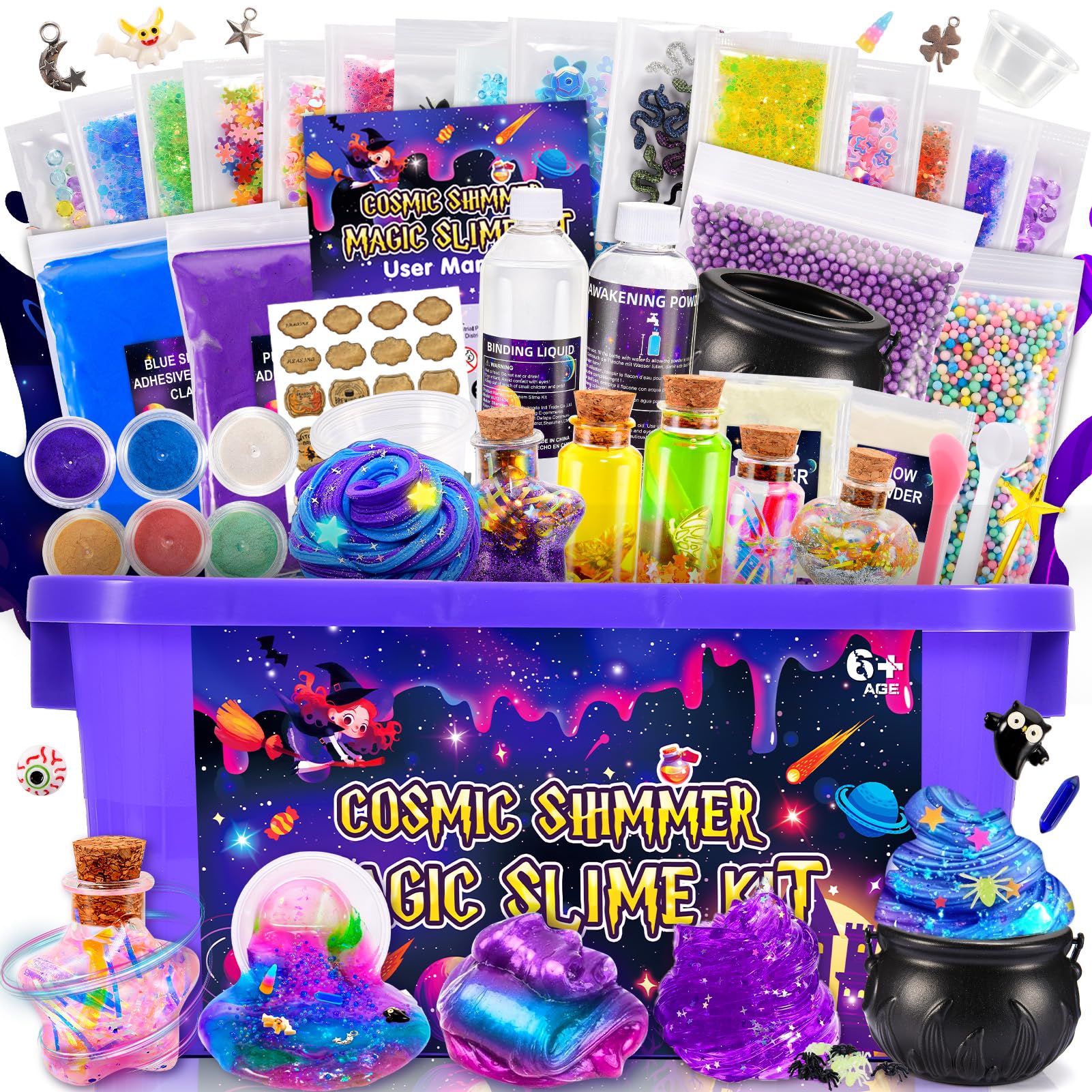Foto 1 | Kit De Limo Hchildhood Magic Galaxy Slime Making, 1 Litro, De 6 A 12 Años - Venta Internacional.