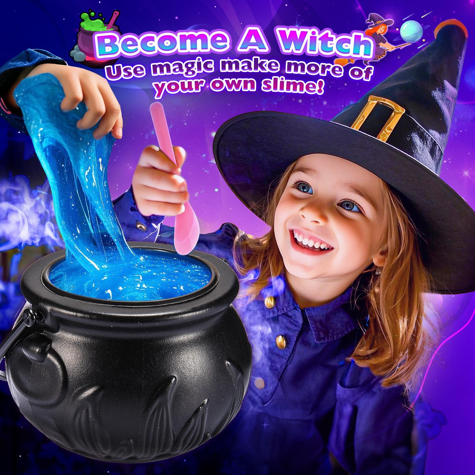 Foto 5 pulgar | Kit De Limo Hchildhood Magic Galaxy Slime Making, 1 Litro, De 6 A 12 Años - Venta Internacional.