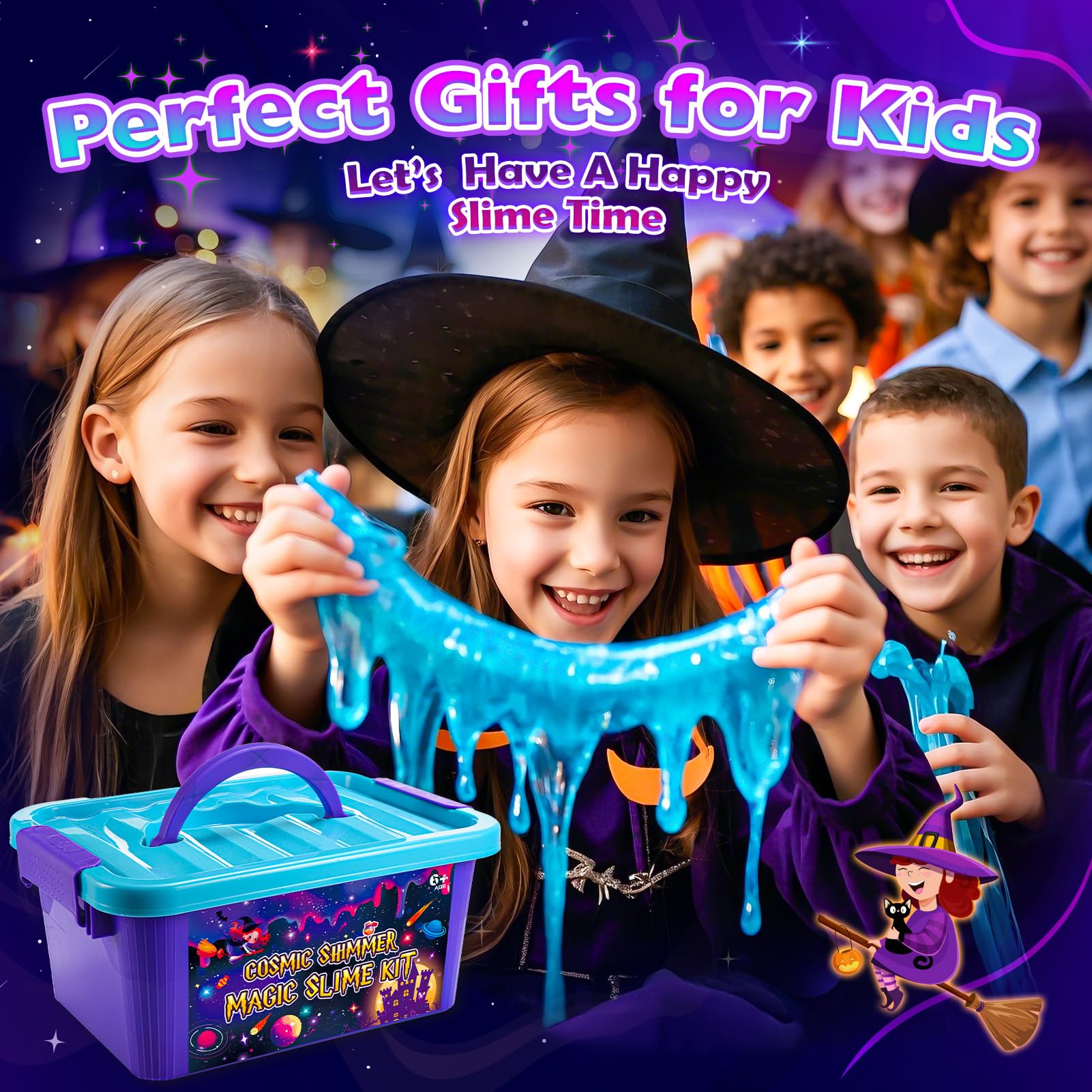 Foto 8 pulgar | Kit De Limo Hchildhood Magic Galaxy Slime Making, 1 Litro, De 6 A 12 Años - Venta Internacional.