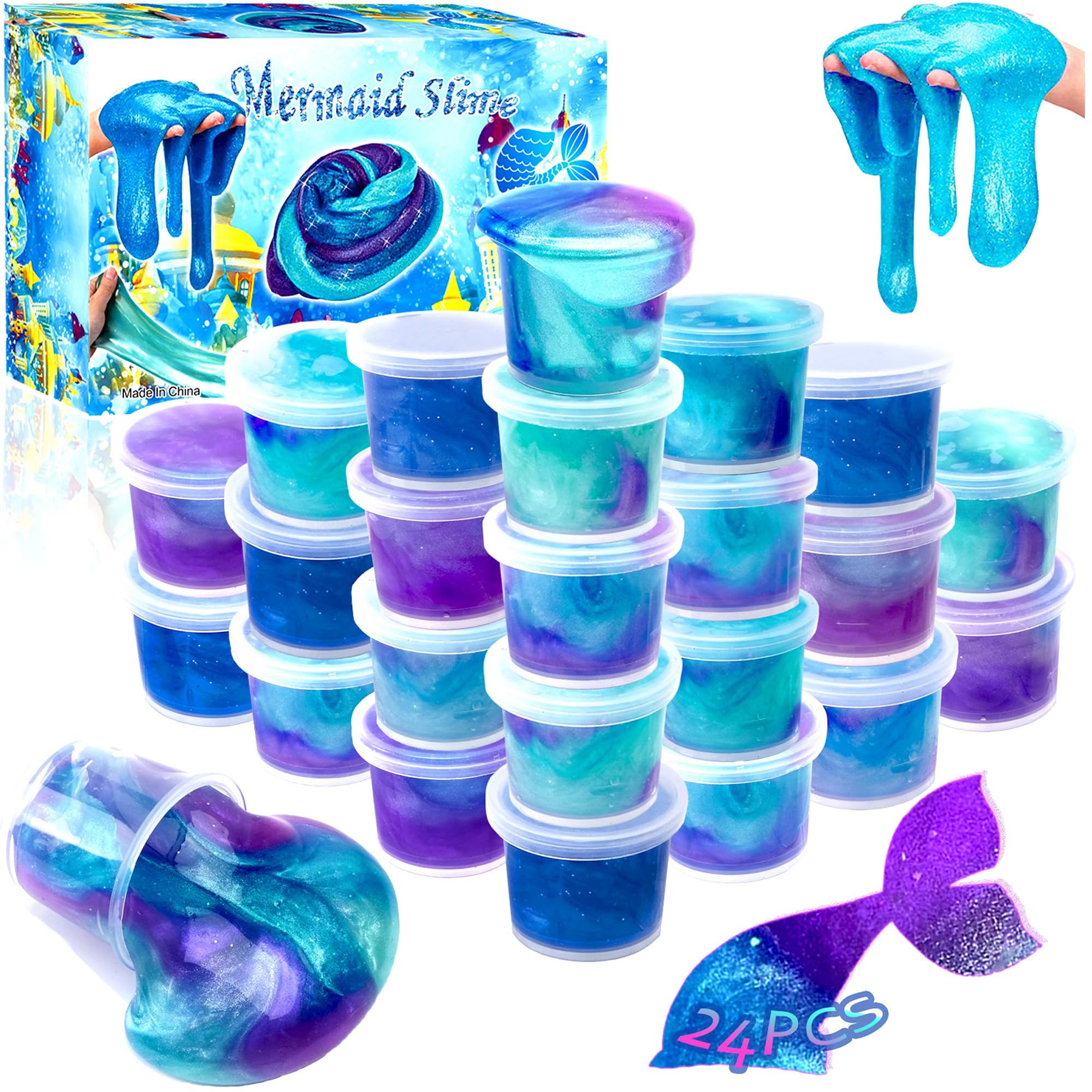 Foto 2 pulgar | Slime Hfchupin Galaxy Mermaid 24 Piezas-Venta Internacional