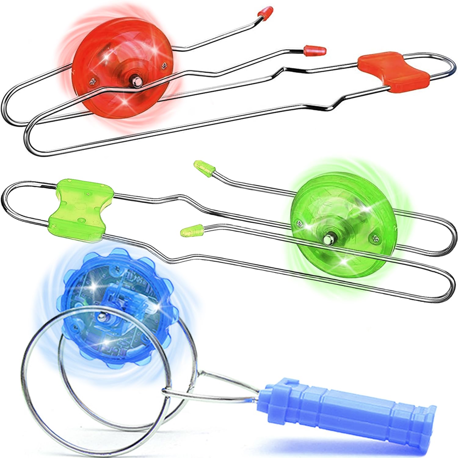 Venta Internacional - Toy Jishi Retro Magic Rail Twirler Con Giroscopio Magnético Iluminado