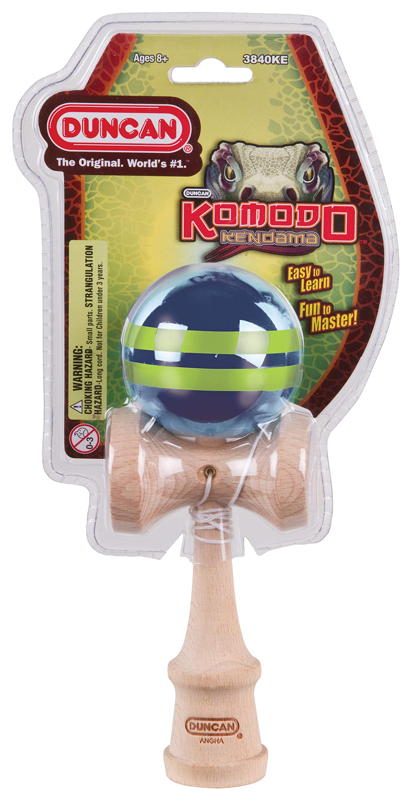 Foto 4 pulgar | Kendama Duncan Toys Komodo Amarillo Con Rayas Granates - Venta Internacional.