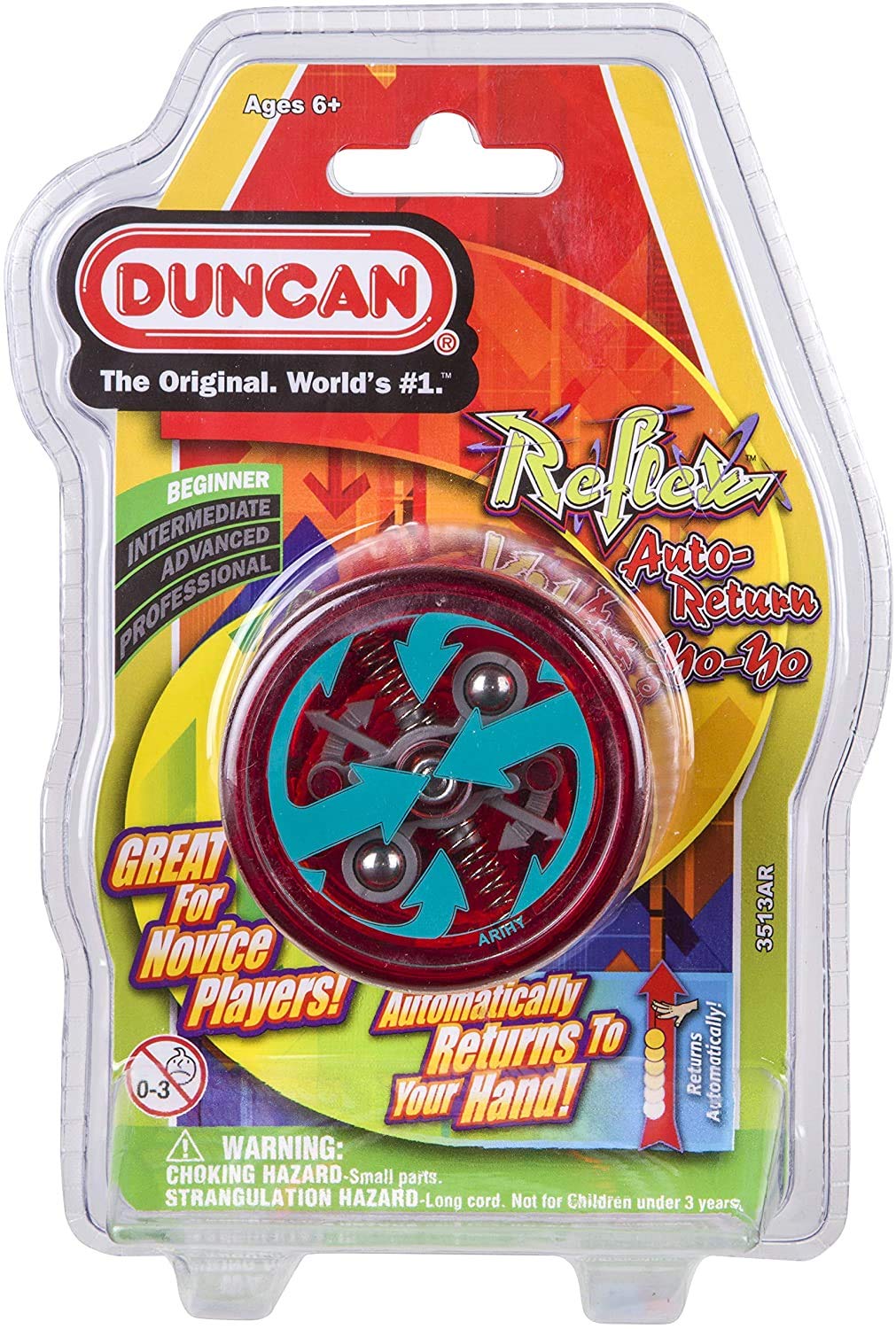Foto 6 pulgar | Yoyo Duncan Toys Reflex Auto Return para Principiantes Rojo - Venta Internacional