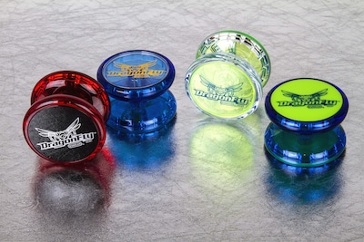 Foto 5 | Yoyo Duncan Dragonfly Azul con Tapa Verde Diseño De Transeje - Venta Internacional
