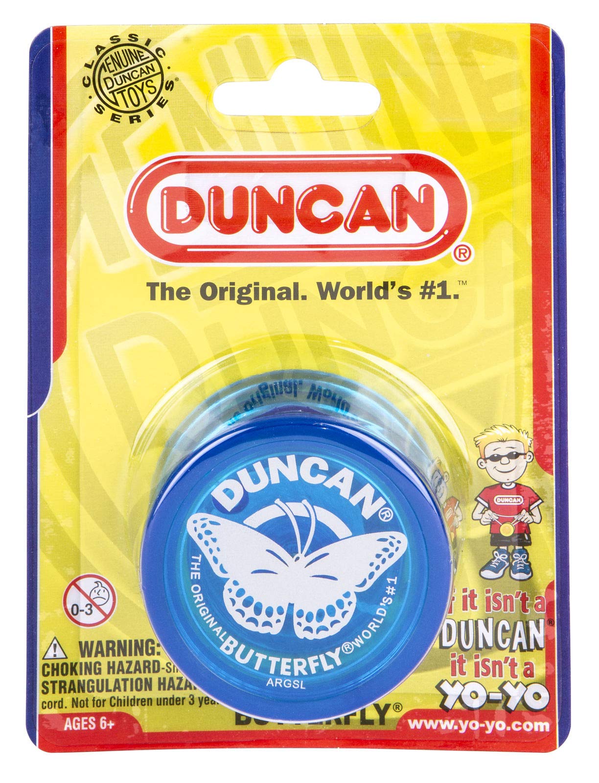 Foto 2 | Yo-yo Duncan Toys Butterfly Para Principiantes Con Cuerda Azul - Venta Internacional.