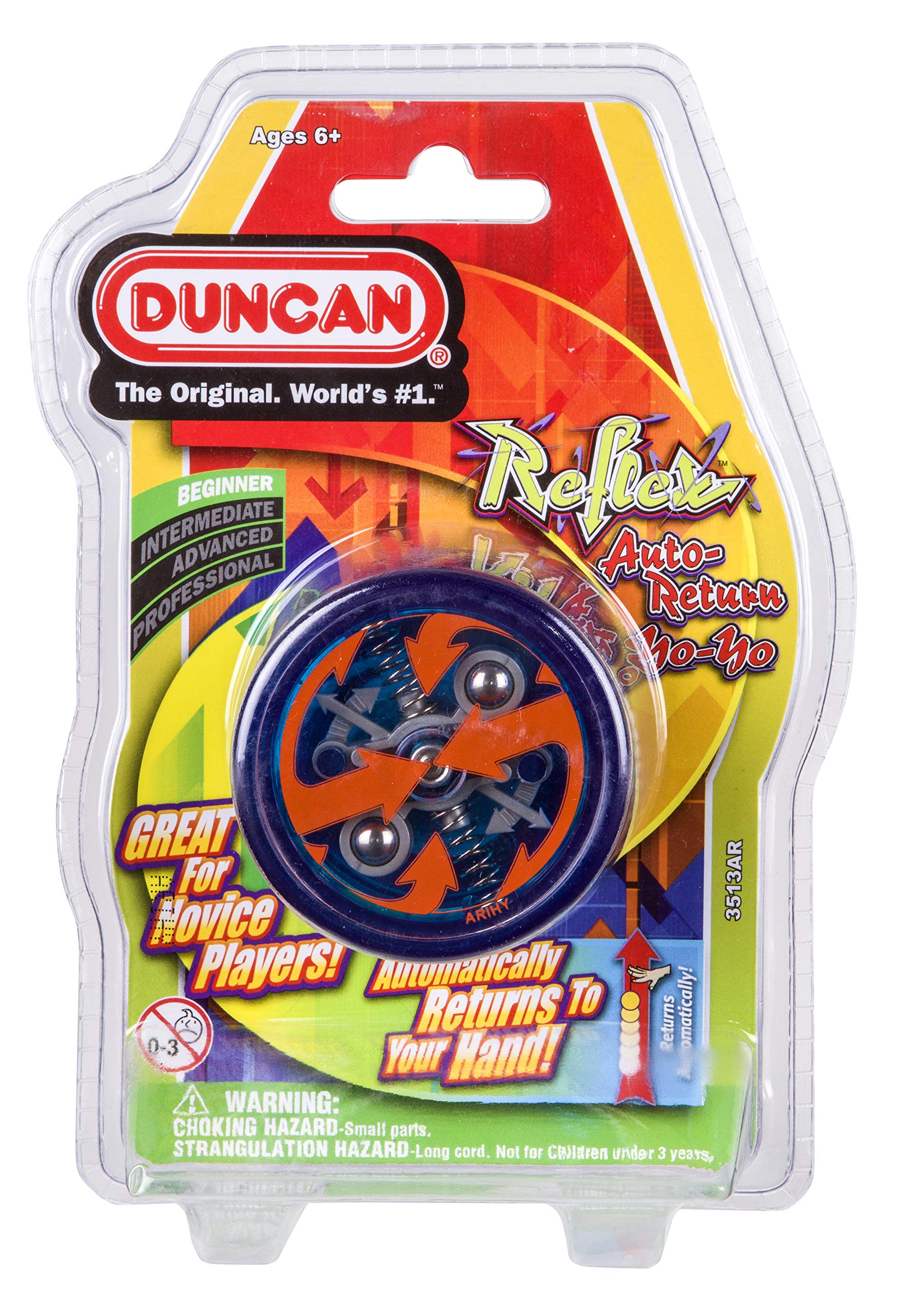 Foto 7 pulgar | Yo-yo Duncan Toys Reflex Auto Return Para Principiantes, Azul - Venta Internacional.