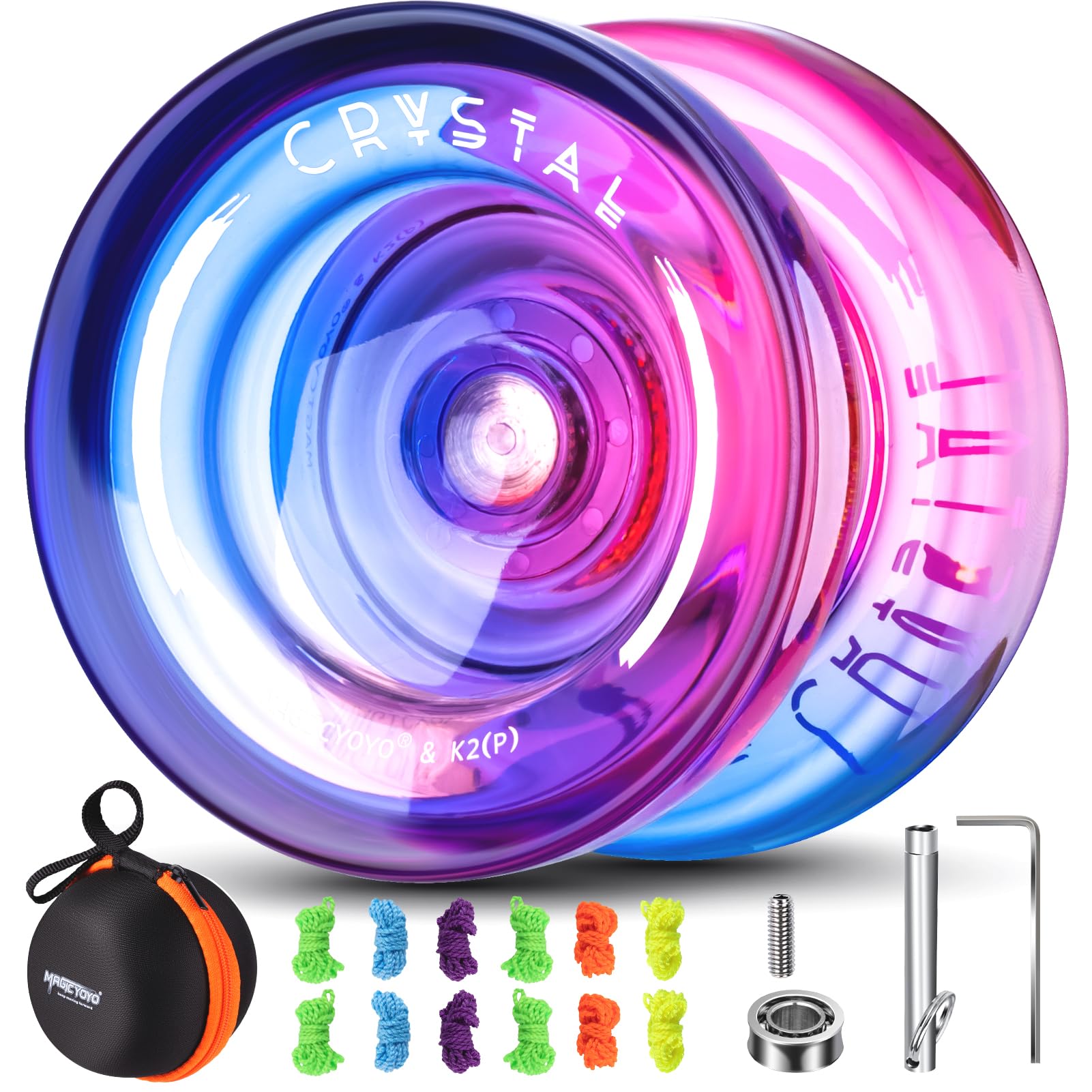 Foto 2 pulgar | Yoyo Magicyoyo K2 Crystal Purple Rose Gradient Para Niños - Venta Internacional.