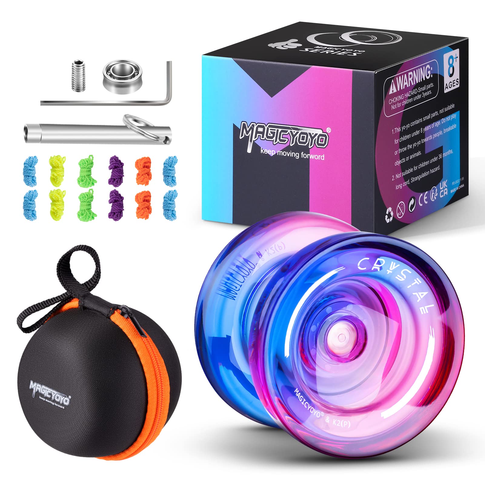 Foto 6 pulgar | Yoyo Magicyoyo K2 Crystal Purple Rose Gradient Para Niños - Venta Internacional.