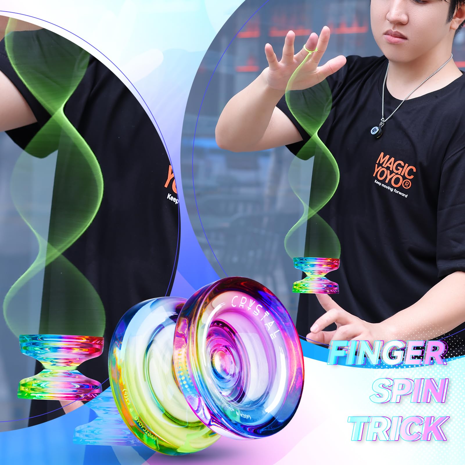 Foto 6 pulgar | Yo-yo Magicyoyo Crystal K2 Responsive Para Niños Con Accesorios - Venta Internacional.