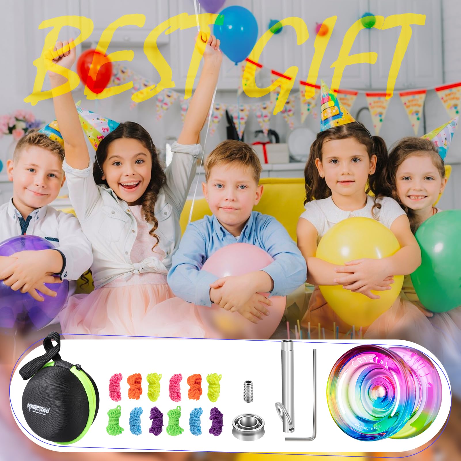 Foto 8 pulgar | Yo-yo Magicyoyo Crystal K2 Responsive Para Niños Con Accesorios - Venta Internacional.