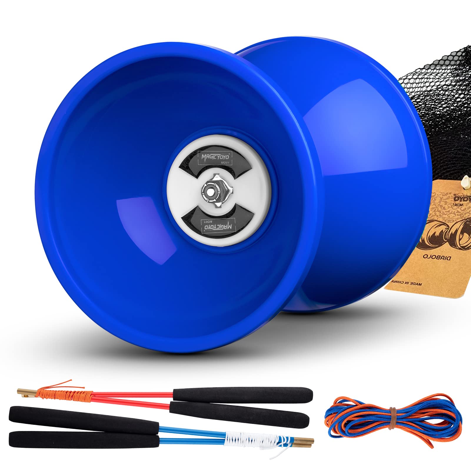 Foto 2 pulgar | Triple Rodamiento Diabolo Magicyoyo Pro, Tamaño Mediano, 13 Cm, Azul - Venta Internacional.