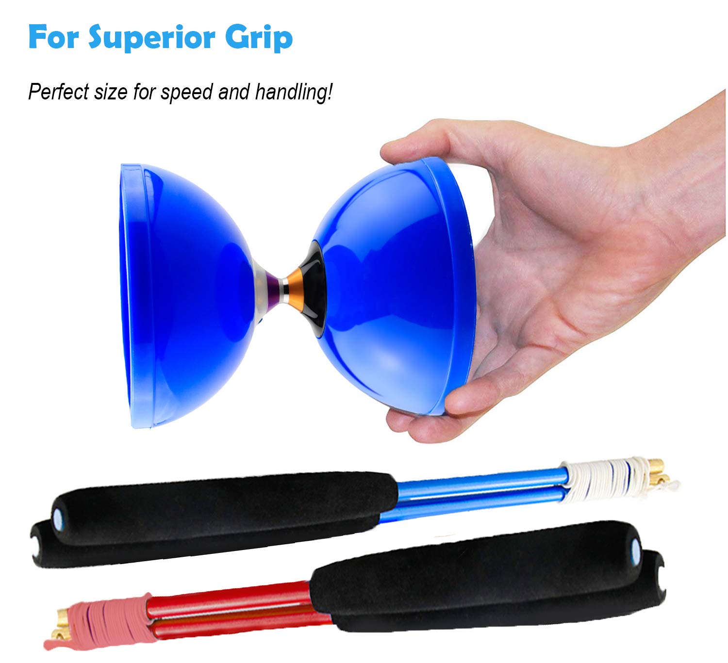 Foto 5 pulgar | Triple Rodamiento Diabolo Magicyoyo Pro, Tamaño Mediano, 13 Cm, Azul - Venta Internacional.