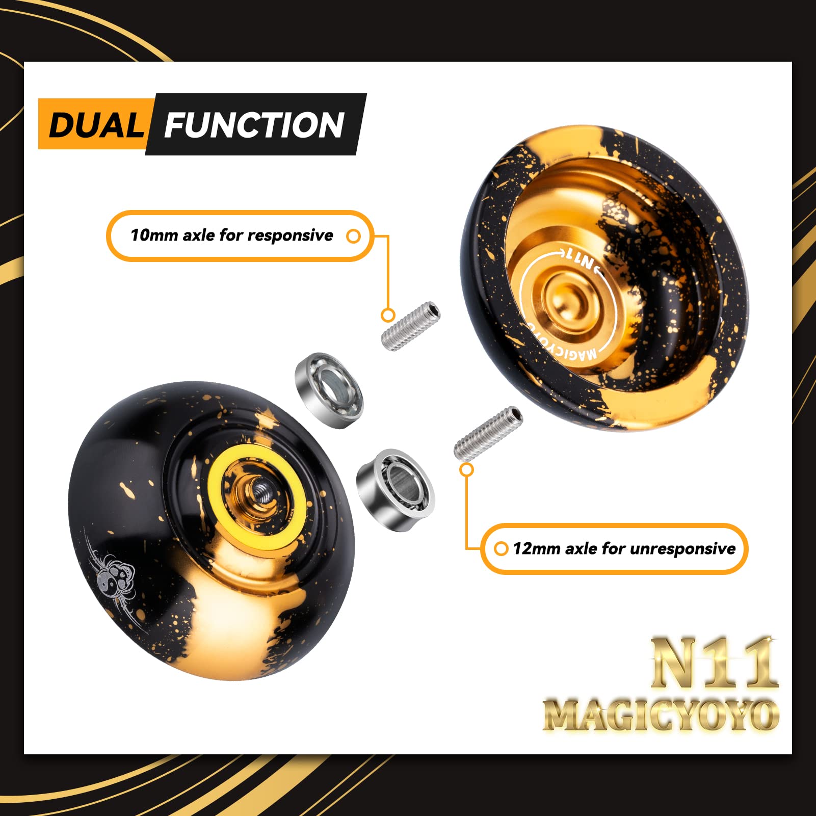 Foto 4 pulgar | Yoyo Magicyoyo N11 Responde Y No Responde Con Accesorios - Venta Internacional.