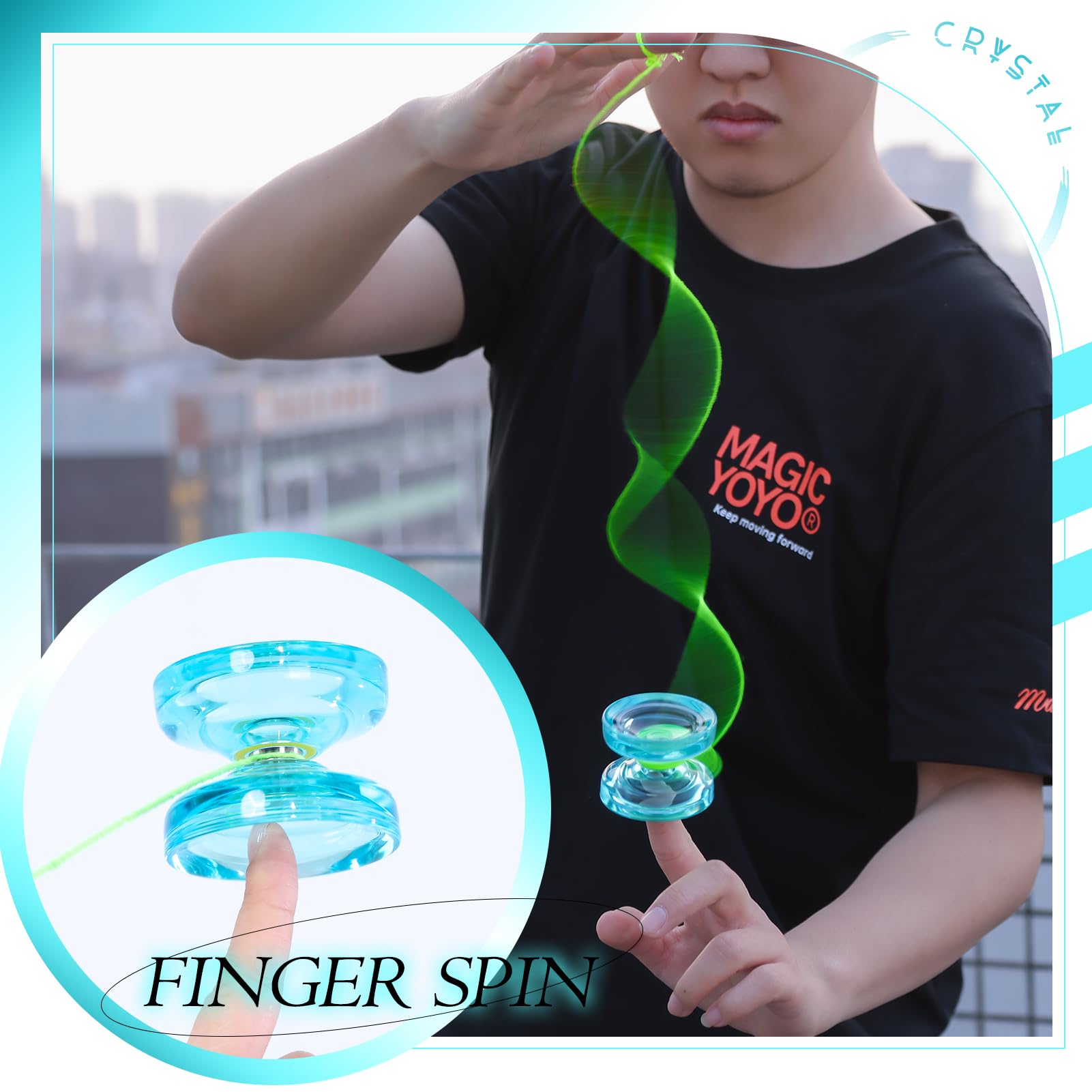 Foto 3 | Yoyo Magicyoyo V3 Metal + K2 Plastic Para Niños Con Funda Y Cuerdas - Venta Internacional.