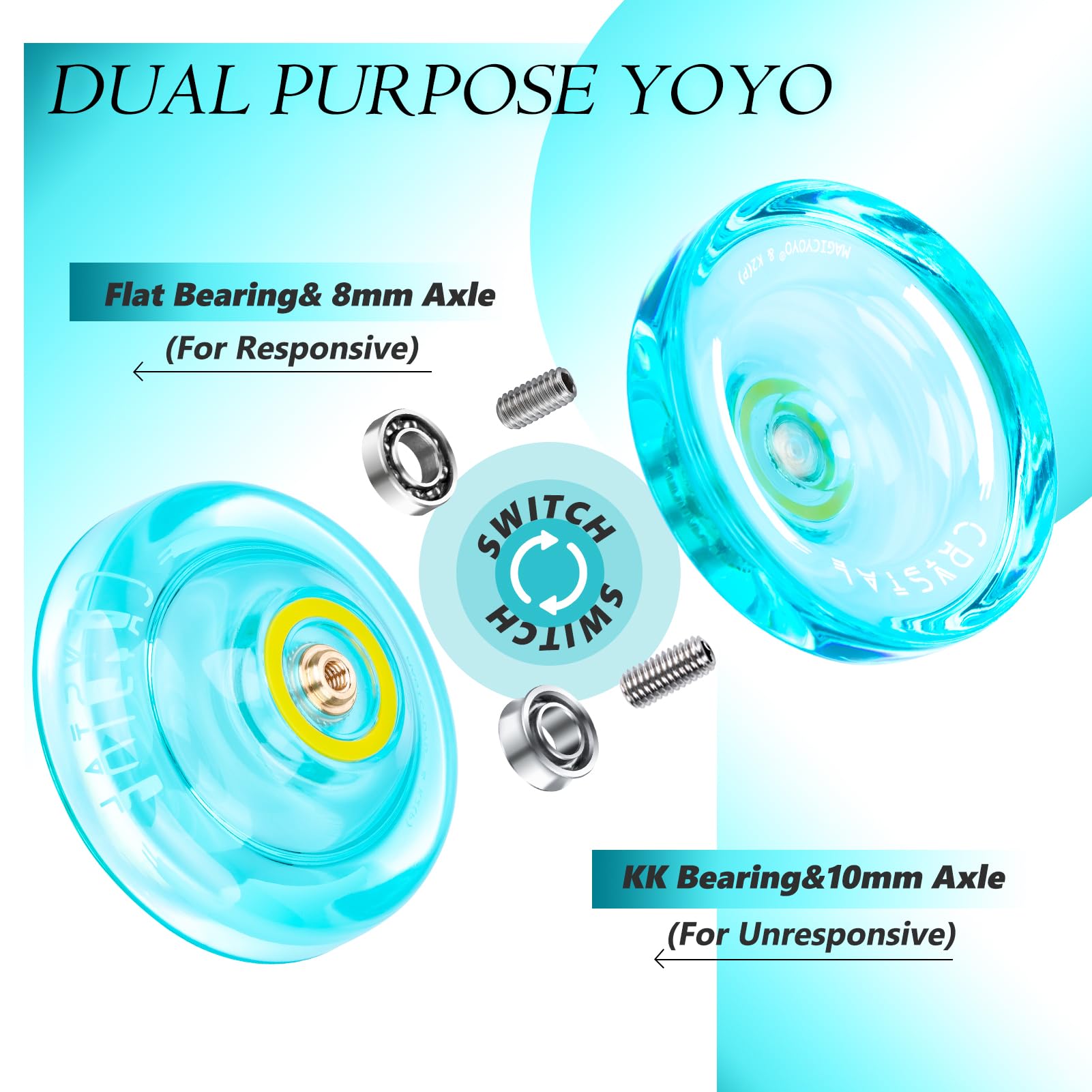 Foto 7 pulgar | Yoyo Magicyoyo V3 Metal + K2 Plastic Para Niños Con Funda Y Cuerdas - Venta Internacional.
