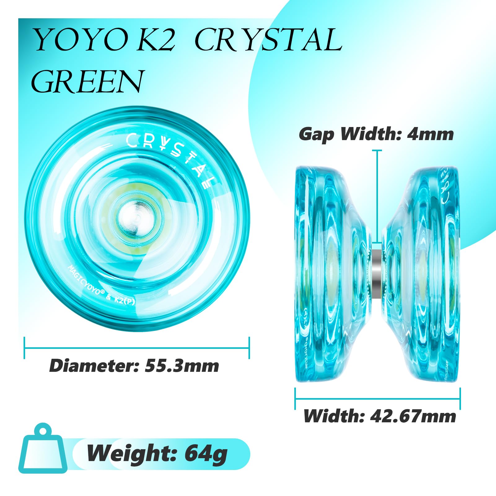 Foto 8 pulgar | Yoyo Magicyoyo V3 Metal + K2 Plastic Para Niños Con Funda Y Cuerdas - Venta Internacional.
