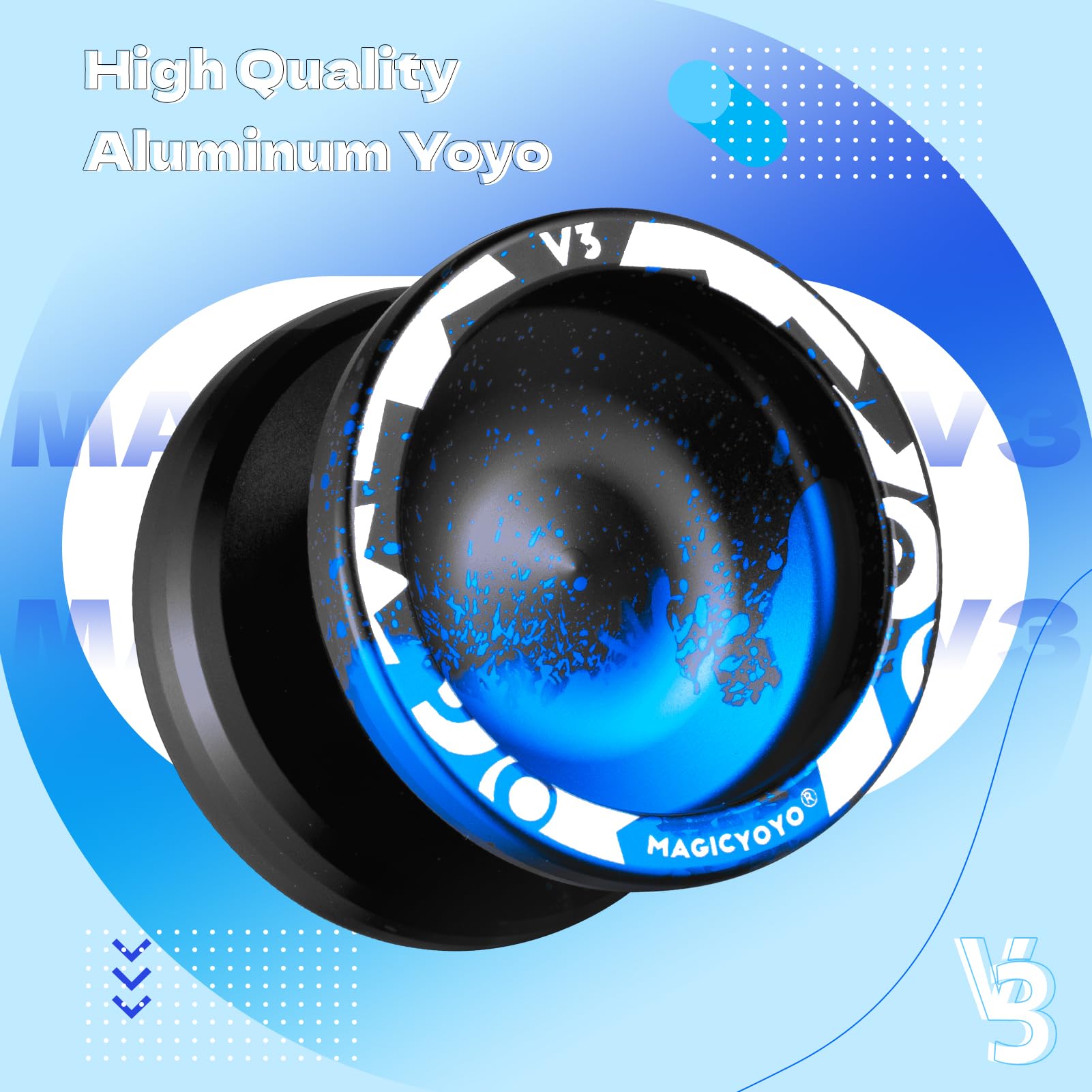Foto 3 pulgar | Yo-yo Magicyoyo V3 Responsive Para Niños Y Principiantes, Negro Y Azul - Venta Internacional.