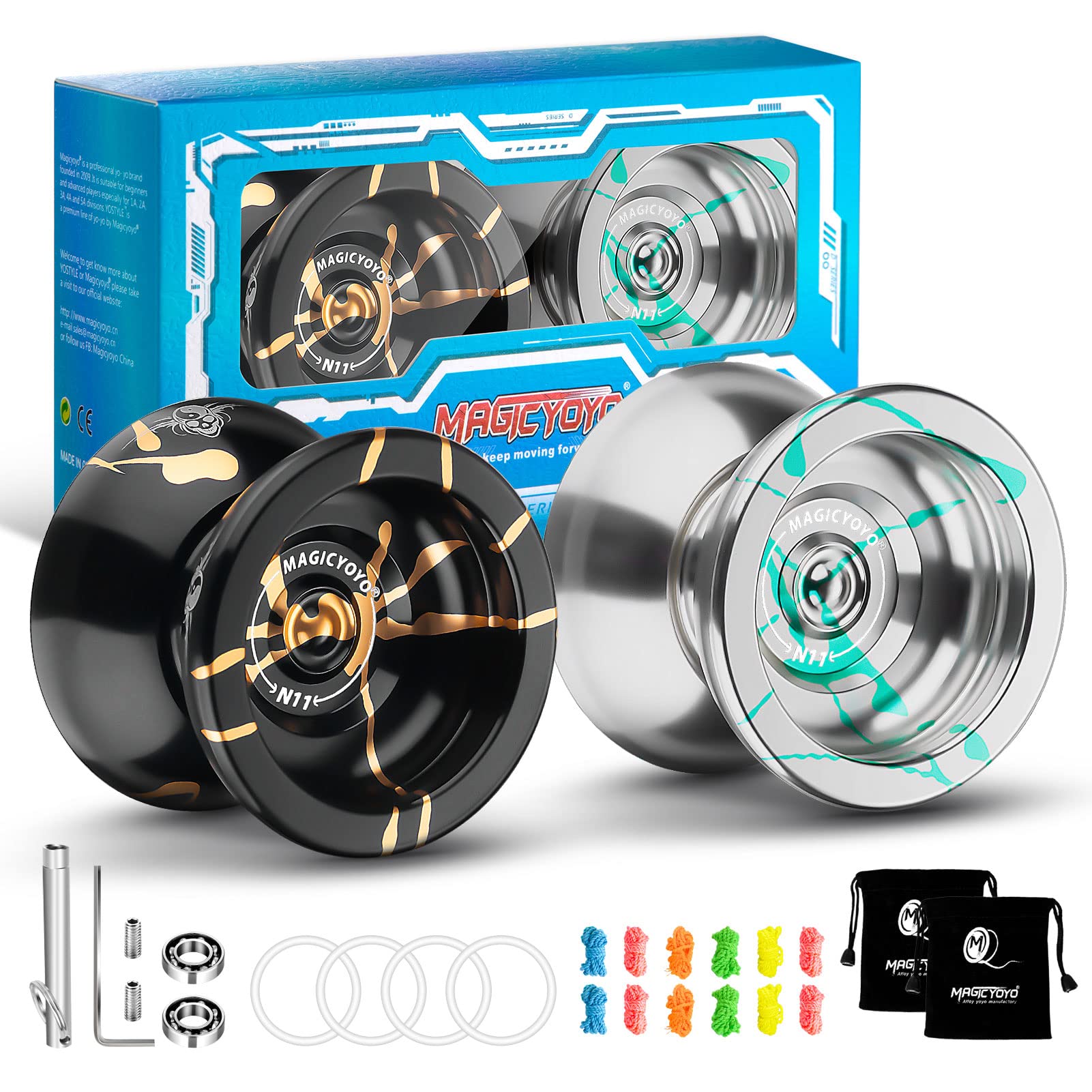 Foto 7 pulgar | Aleación De Aluminio Yoyo Magicyoyo N11 Professional Que No Responde - Venta Internacional.