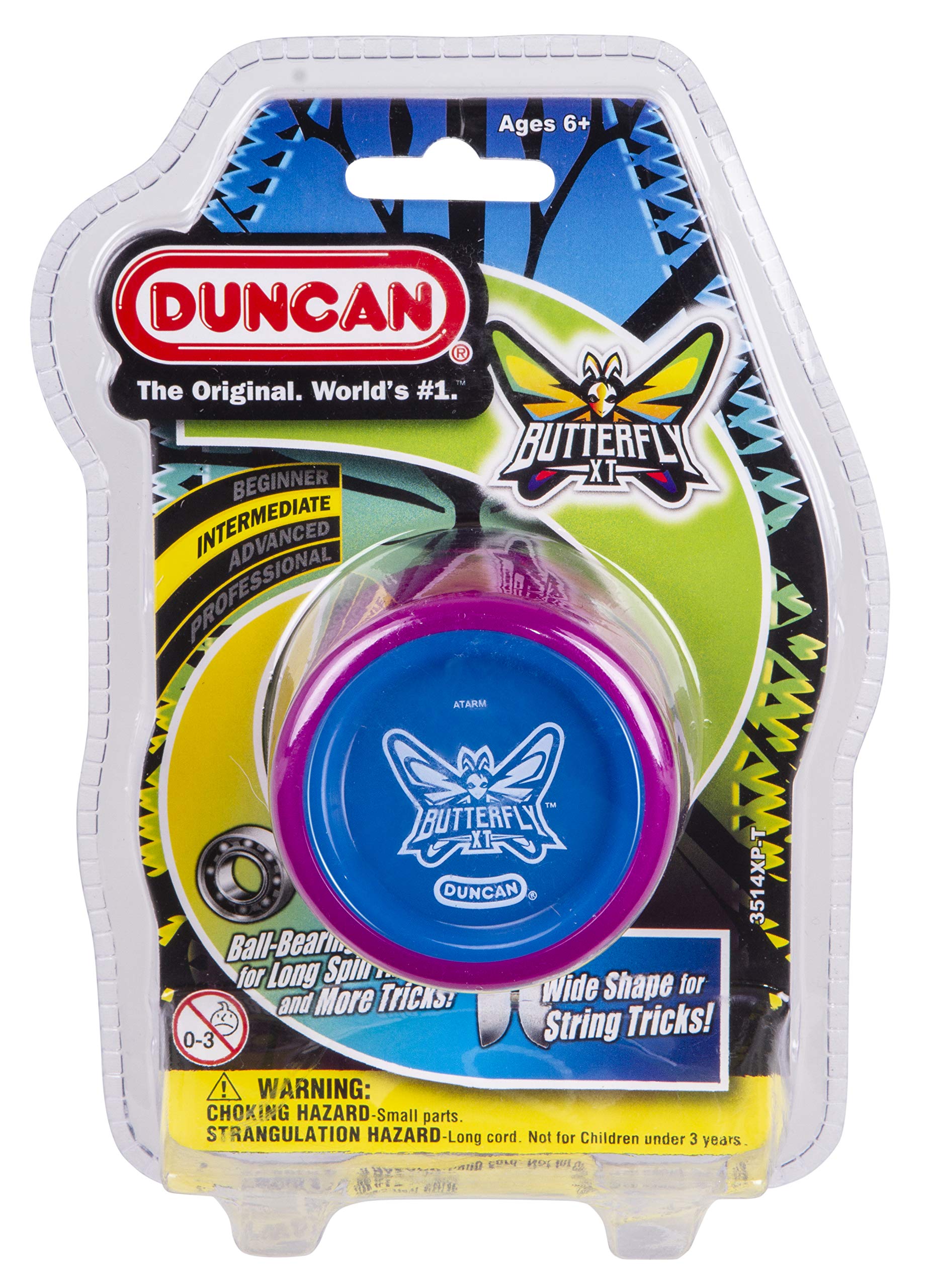 Foto 4 | Yo-yo Duncan Toys Butterfly Xt String Trick Morado Con Gorra Azul - Venta Internacional.
