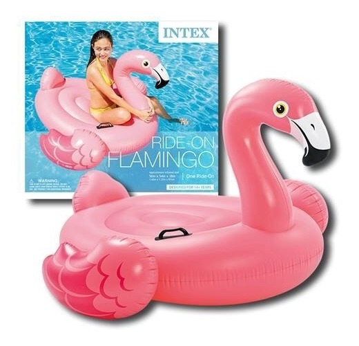 Foto 3 pulgar | Montable Inflable Intex 57558NP Flamingo color Rosa