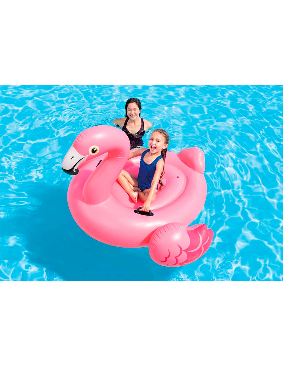 Foto 4 pulgar | Montable Inflable Intex 57558NP Flamingo color Rosa