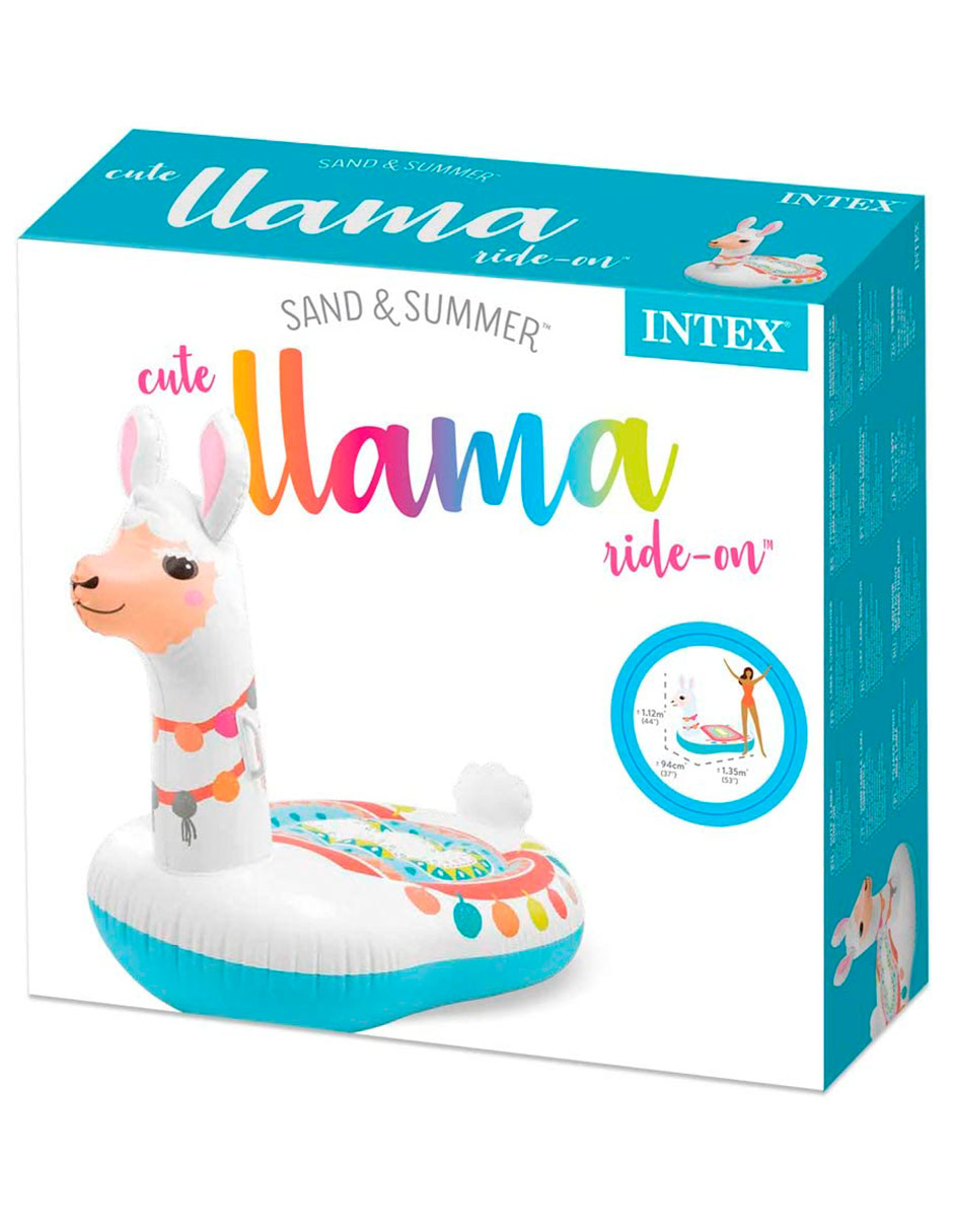 Foto 3 pulgar | Montable Intex Inflable De Llama color Blanco