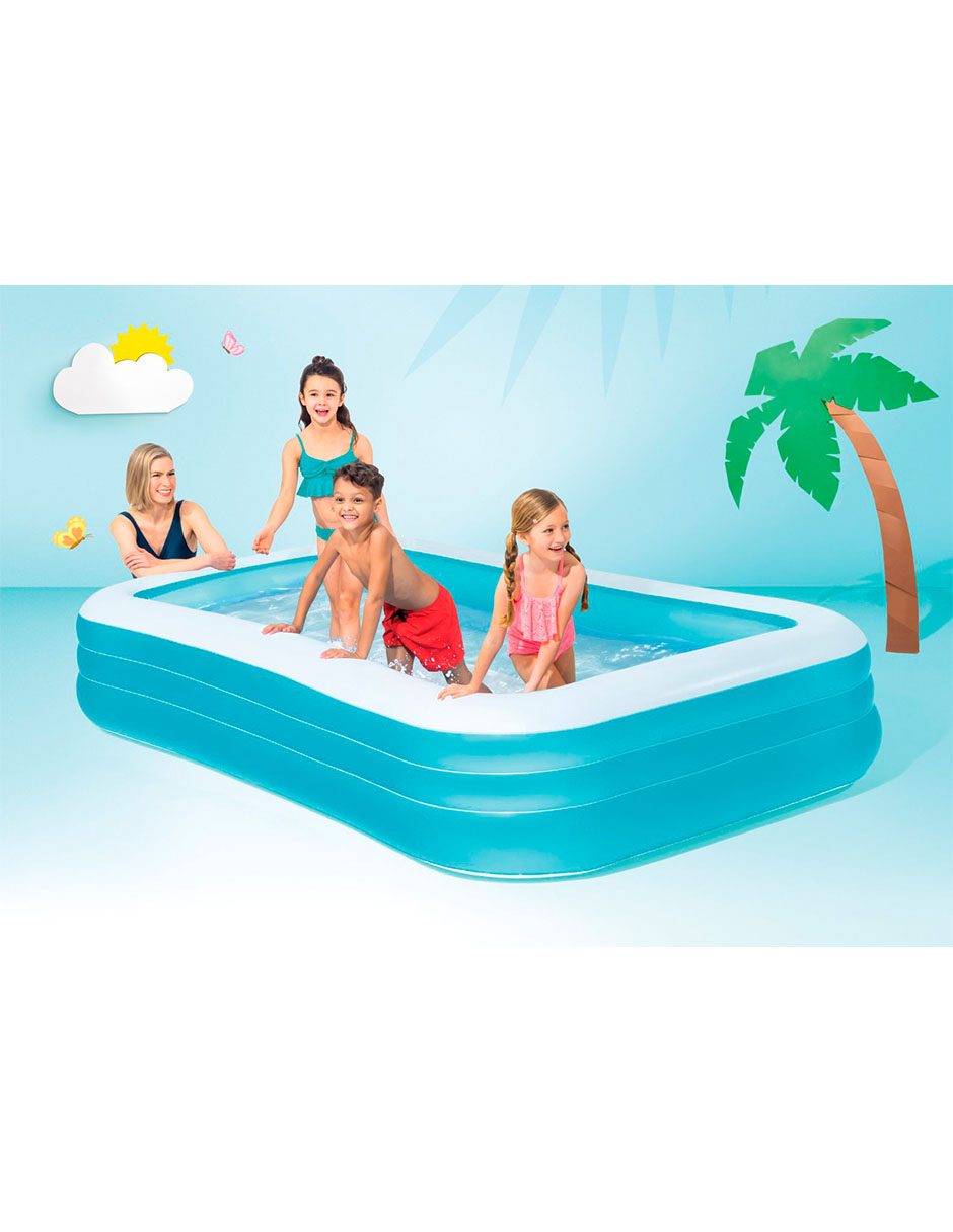 Foto 4 pulgar | Alberca Inflable Intex Rectangular Swim Center