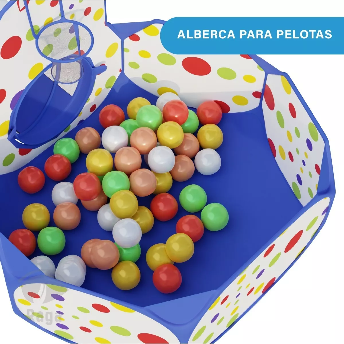 Foto 7 pulgar | Juegos Túnel de Alberca Forma de Gusano Belug color Azul