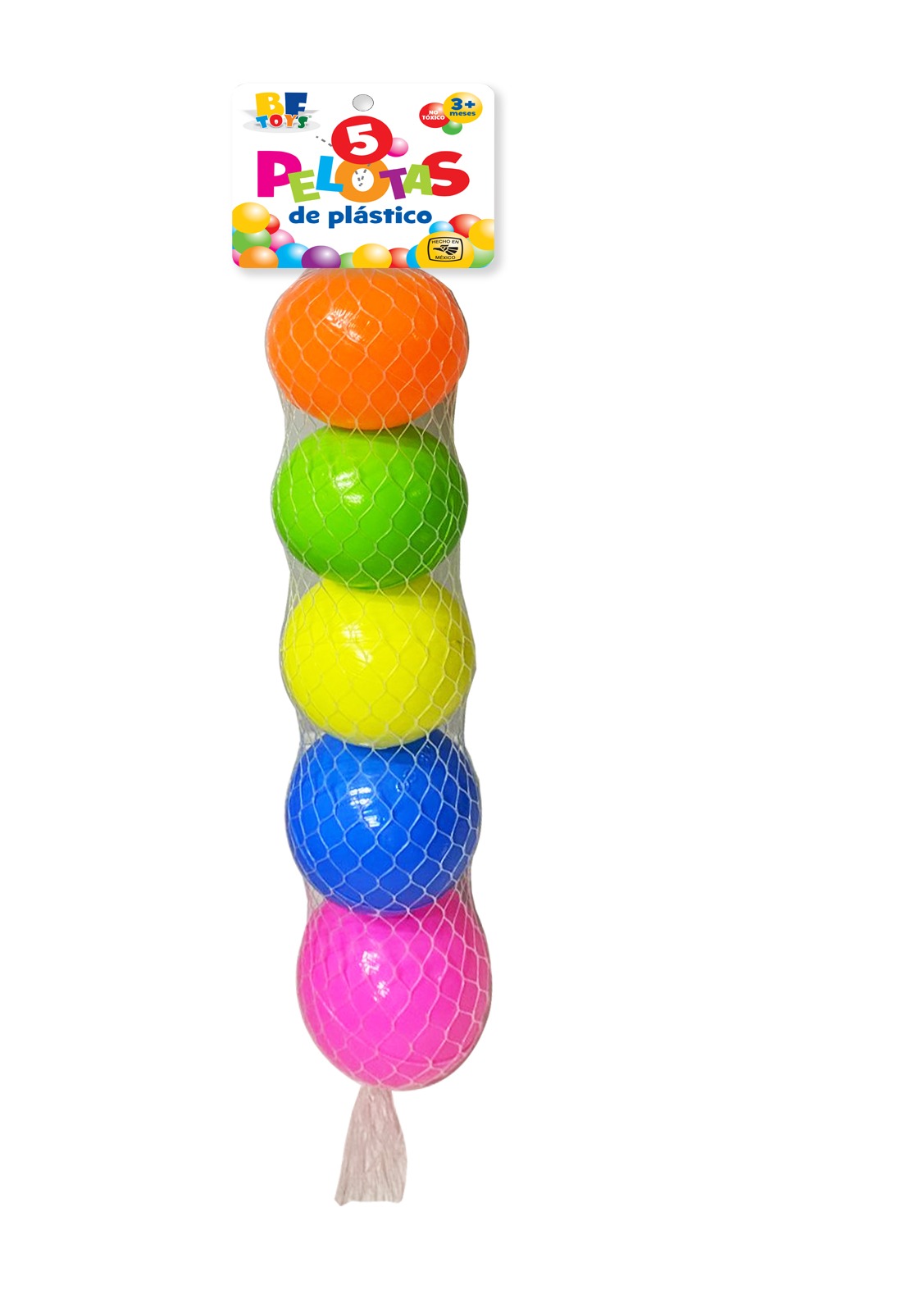 Foto 2 pulgar | Bulto De 42 Mallas De C/u 5 Pelotas Bf Toys Multicolor