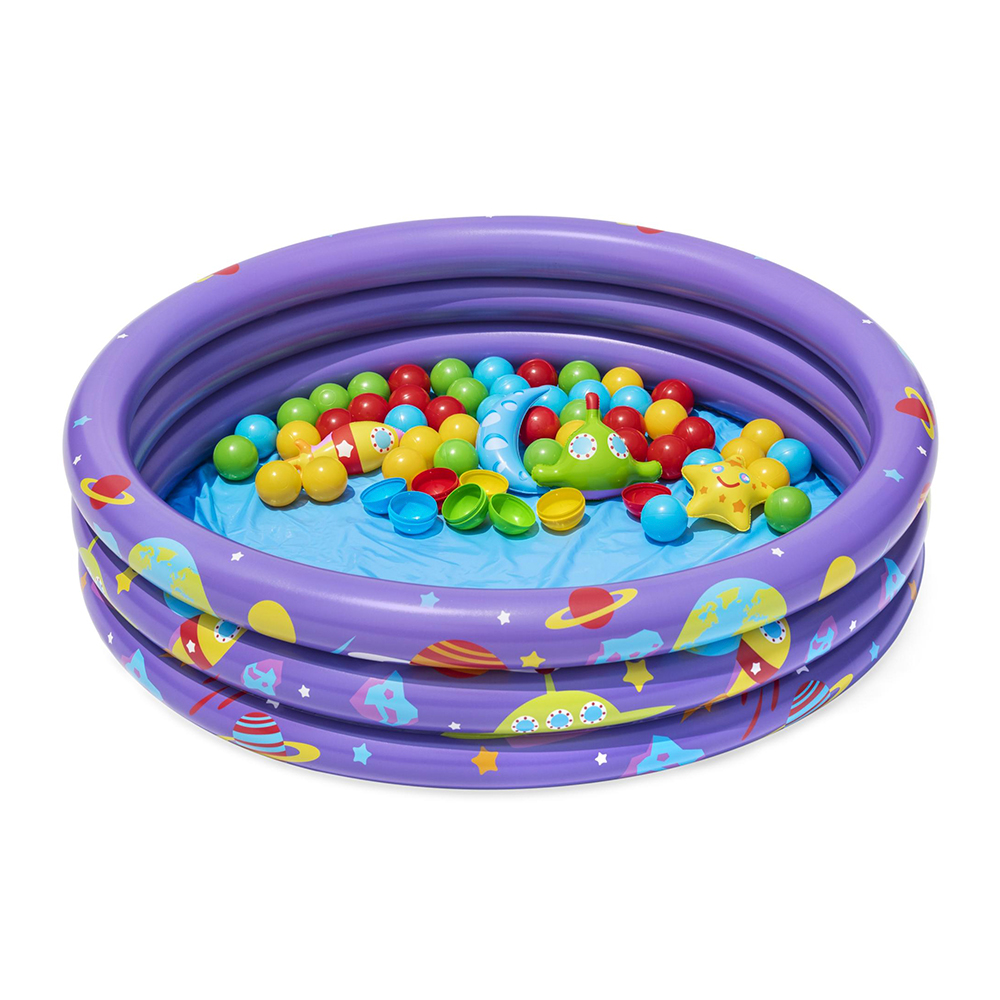 Foto 1 | Alberca De Pelotas Infantil Piscina Infable Redonda Diseño Espacial