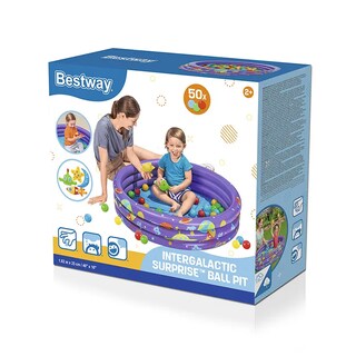Foto 3 | Alberca De Pelotas Infantil Piscina Infable Redonda Diseño Espacial