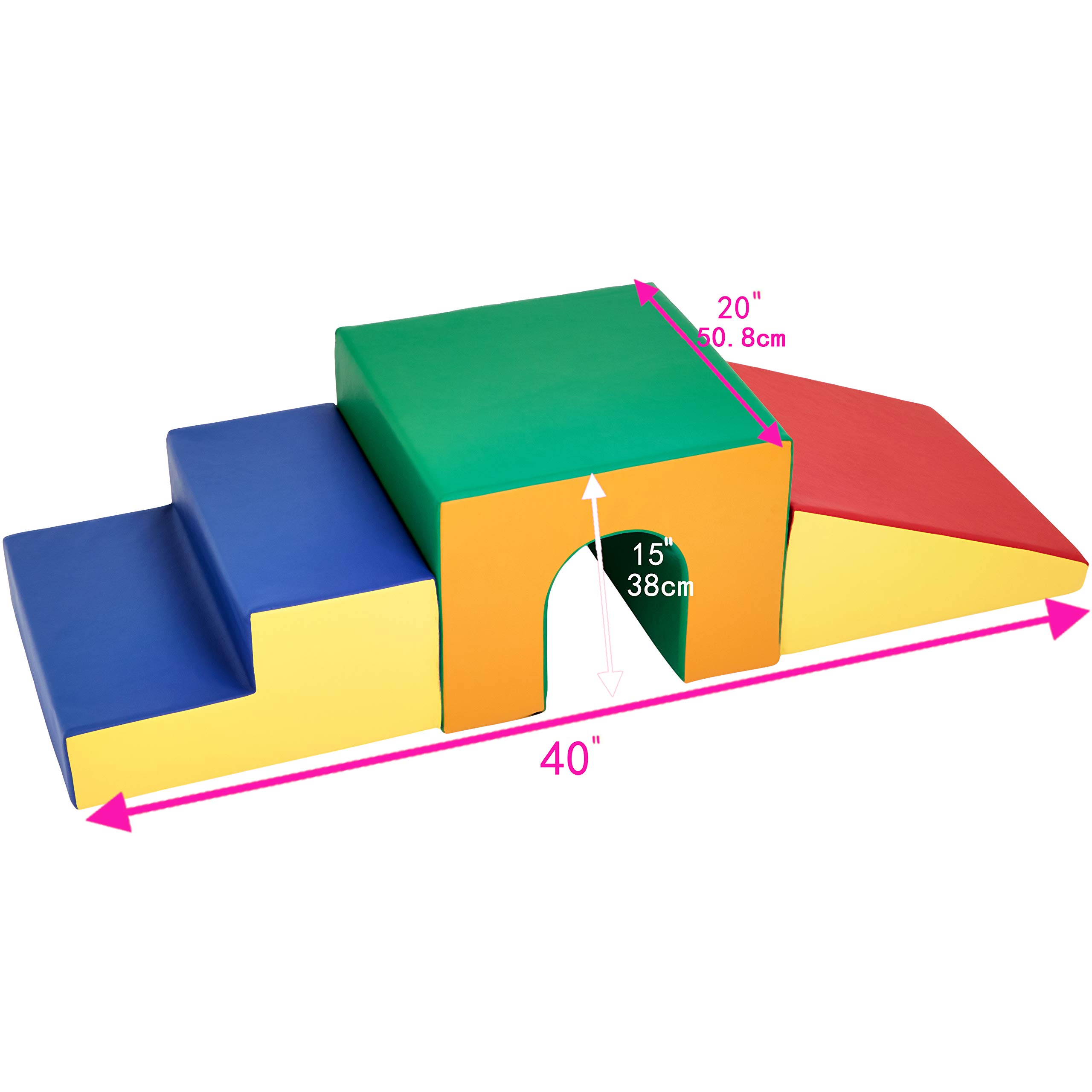 Foto 3 | Soft Play Single Tunnel Amazon Basics Kids para Niños Pequeños - Venta Internacional