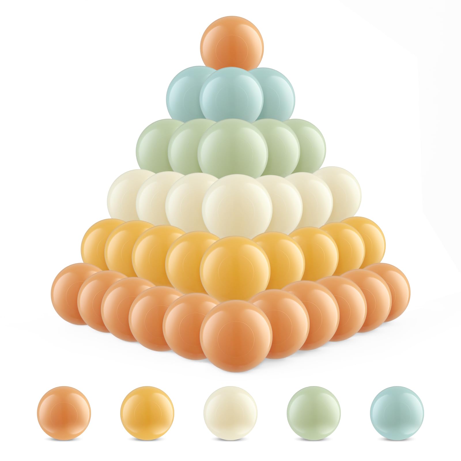 Foto 2 pulgar | Toy Balls 170, Plástico A Prueba De Aplastamiento, 5,5 Cm De Diámetro, Para Niños - Venta Internacional.