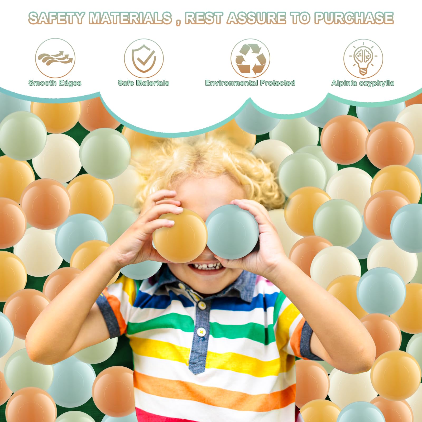 Foto 4 pulgar | Toy Balls 170, Plástico A Prueba De Aplastamiento, 5,5 Cm De Diámetro, Para Niños - Venta Internacional.