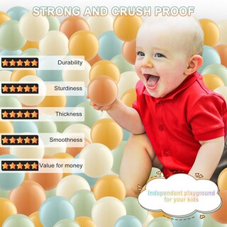Foto 4 | Toy Balls 170, Plástico A Prueba De Aplastamiento, 5,5 Cm De Diámetro, Para Niños - Venta Internacional.