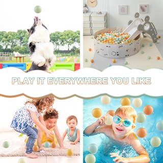 Foto 7 | Toy Balls 170, Plástico A Prueba De Aplastamiento, 5,5 Cm De Diámetro, Para Niños - Venta Internacional.