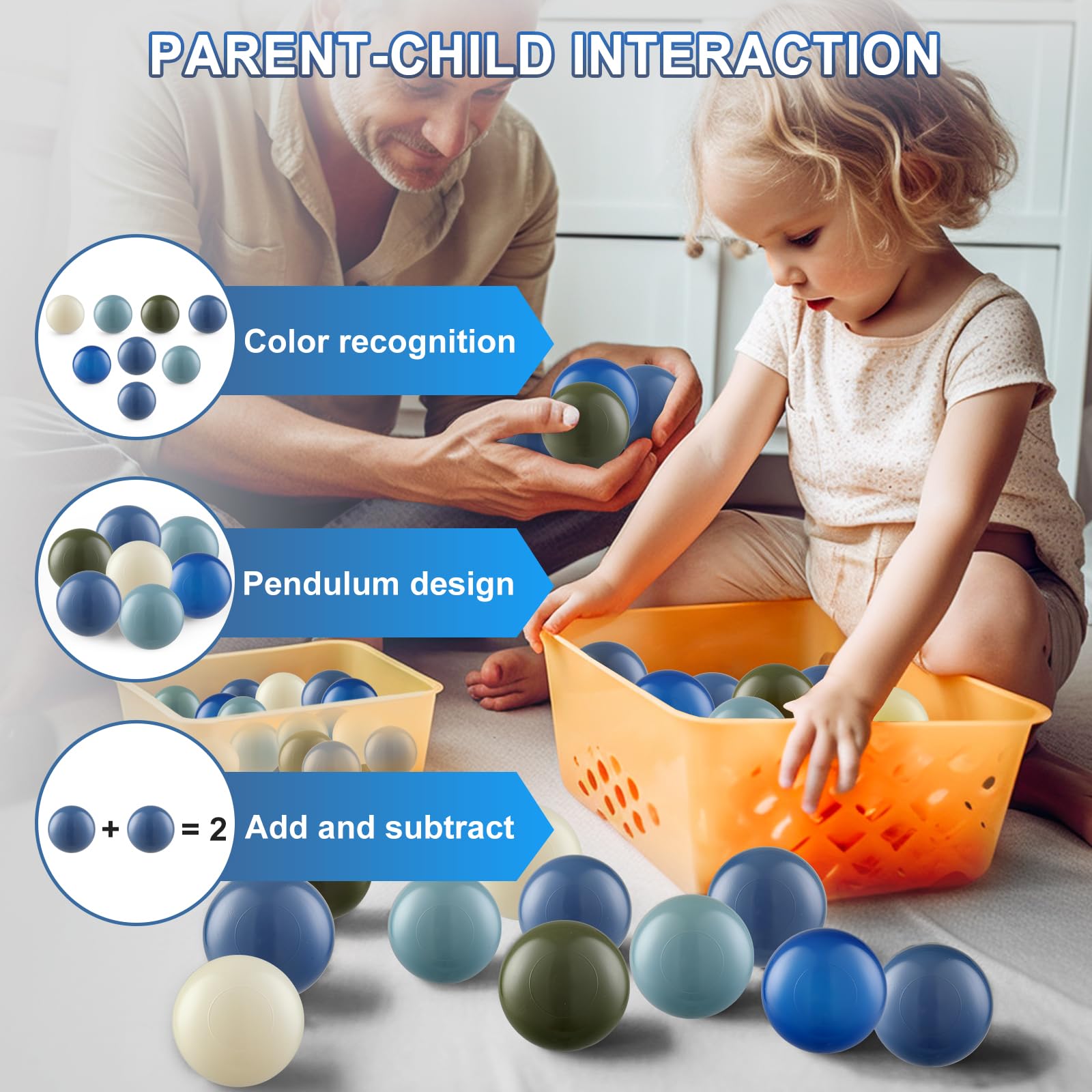 Foto 5 pulgar | Pelotas De Juego Para Niños Pequeños, 100 Unidades, Con Bolsa - Venta Internacional.