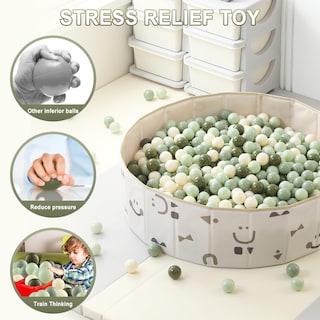 Foto 7 | Juguete De Plástico Ball Pit Balls 170 A Prueba De Aplastamiento Para Niños Y Niñas - Venta Internacional.