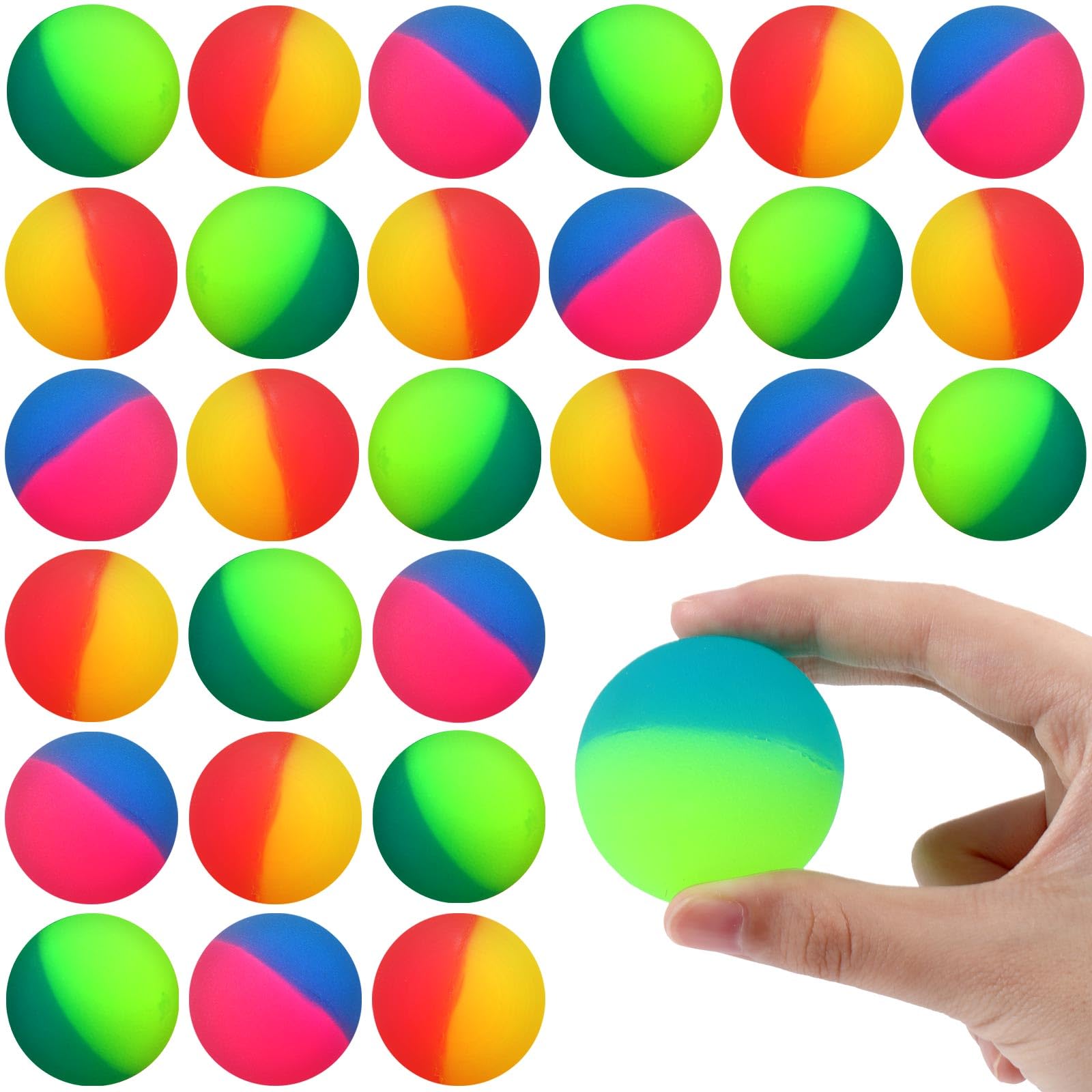 Foto 2 pulgar | Pelotas Hinchables Jenaai, 30 Unidades, Para Niños, 45 Mm, Goma Colorida - Venta Internacional.