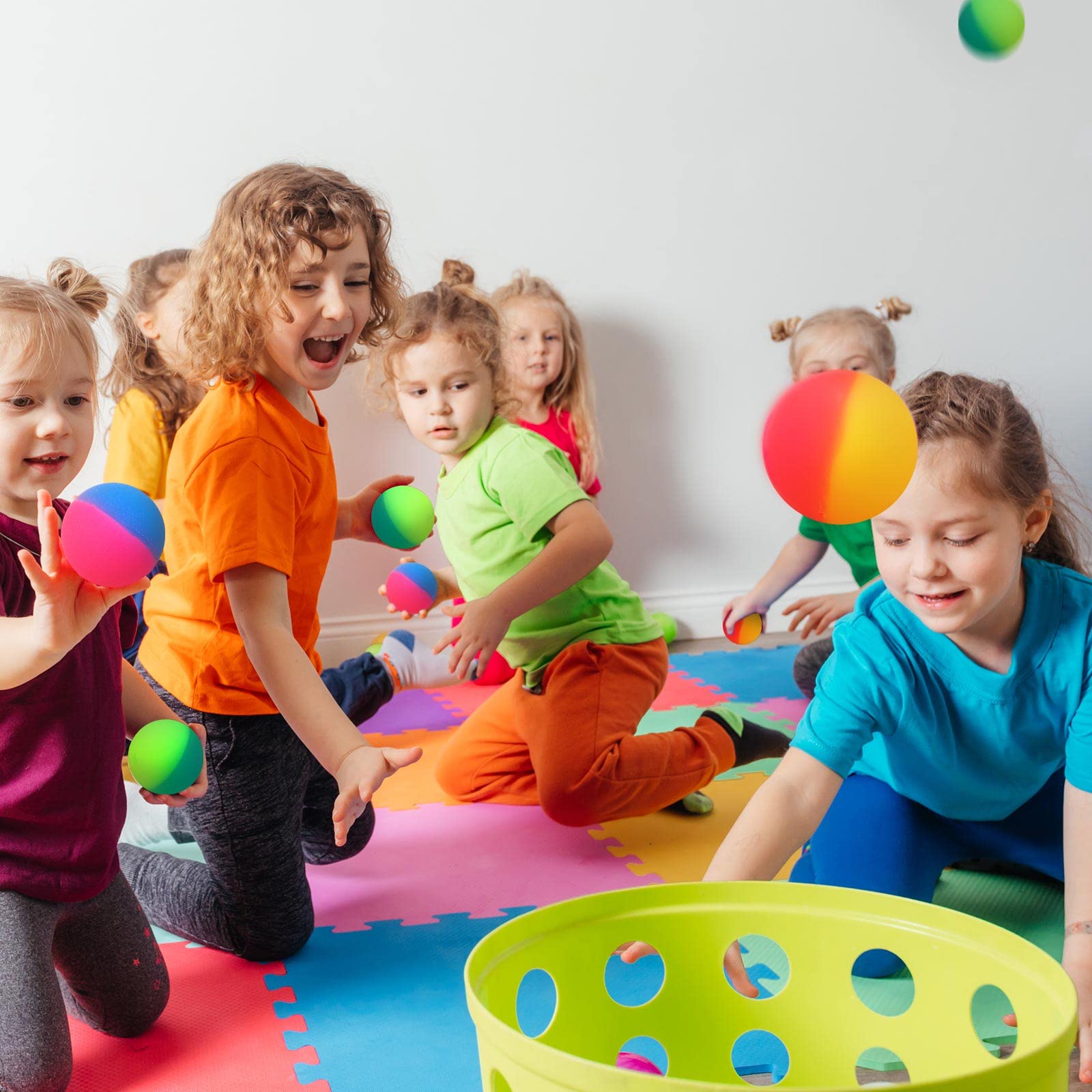 Foto 7 pulgar | Pelotas Hinchables Jenaai, 30 Unidades, Para Niños, 45 Mm, Goma Colorida - Venta Internacional.