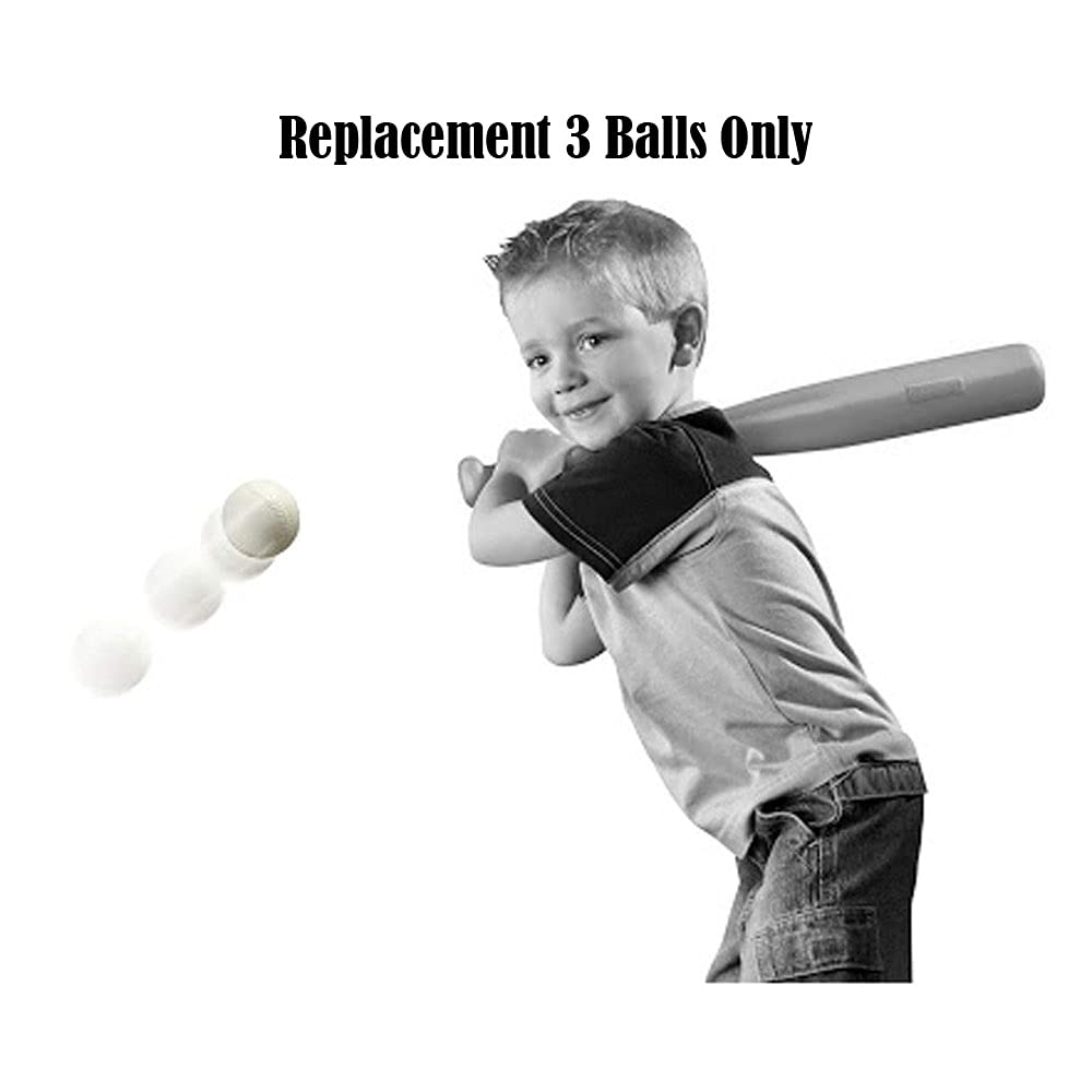 Foto 3 pulgar | Pelotas De Repuesto Fisher-price De Foam Baseball Triple Hit, Paquete De 3 - Venta Internacional.