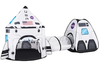 Carpa De Juego Joyin White Rocket Ship Con Túnel Y Casita De Juegos - Venta Internacional.
