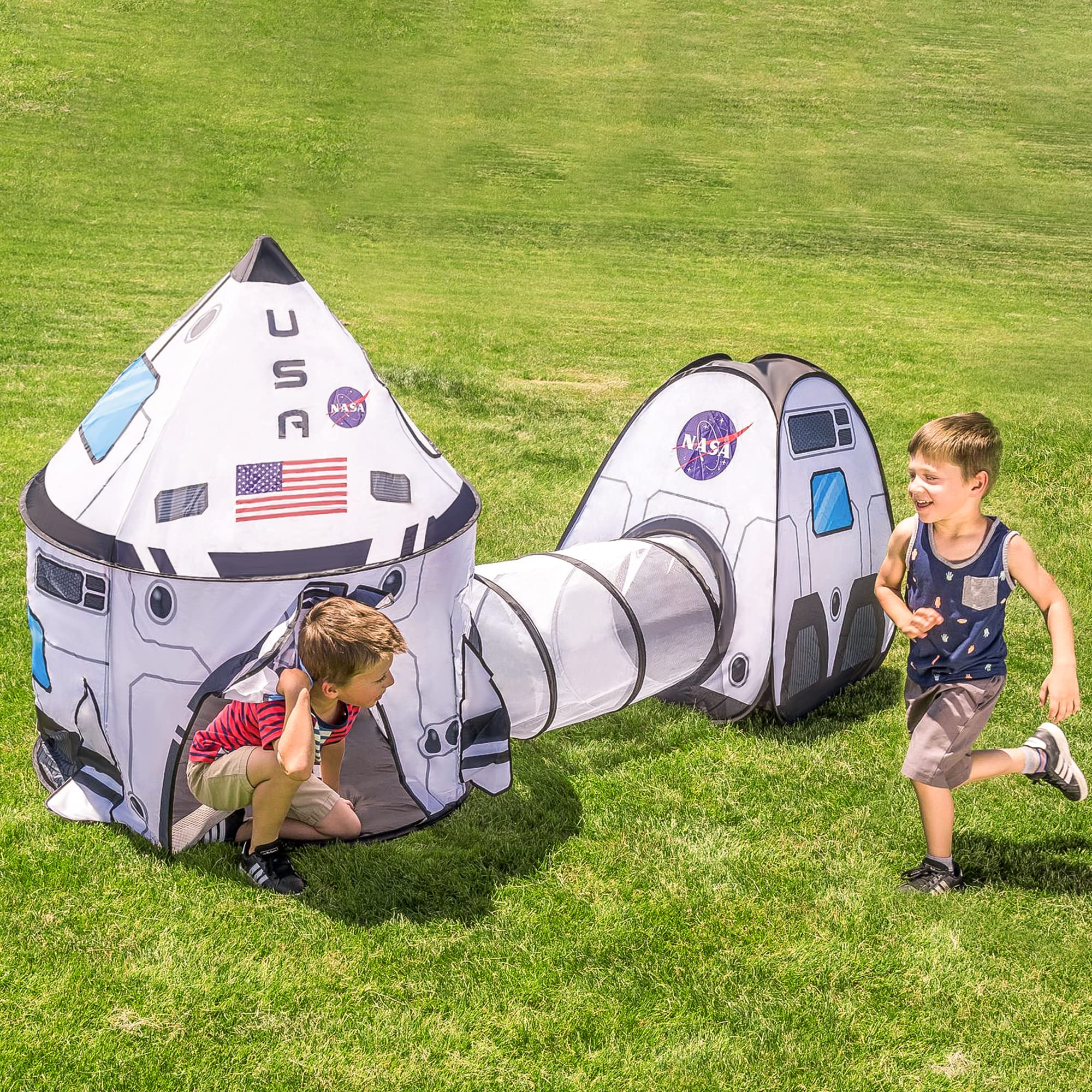 Foto 8 pulgar | Carpa De Juego Joyin White Rocket Ship Con Túnel Y Casita De Juegos - Venta Internacional.