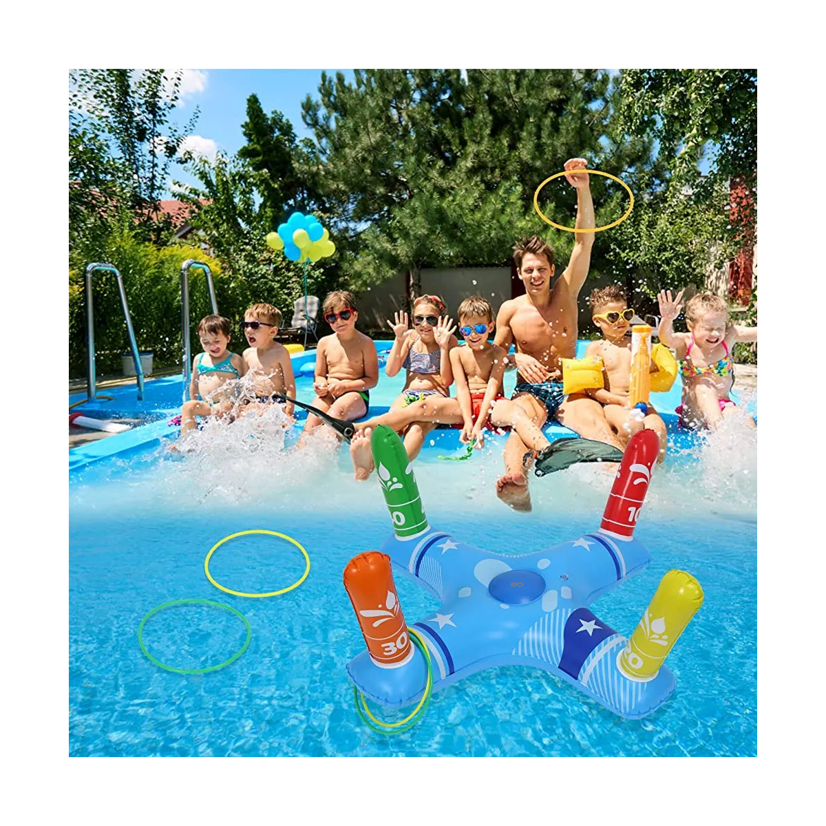 Foto 3 pulgar | Juguetes para Piscina Eo Safe Imports ESI-19585 Multicolor