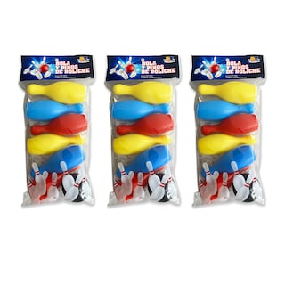 Foto 2 | Mini Boliche 6 Pinos 1 Bola Bf Toys Caja con 20 Juegos