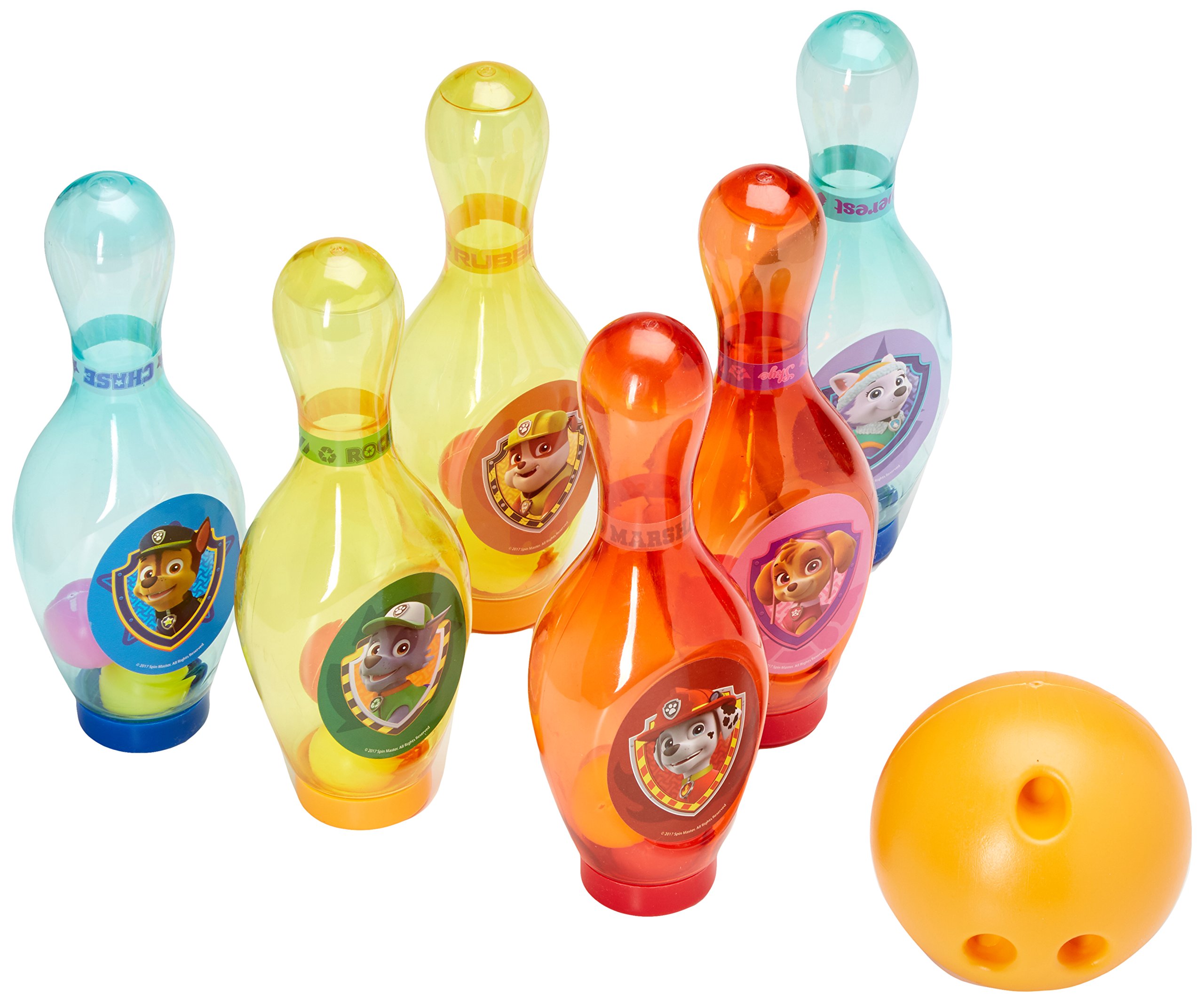 Foto 2 pulgar | Set De Bolos Nickelodeon Paw Patrol Light Up Con 6 Pines Y Bola - Venta Internacional.
